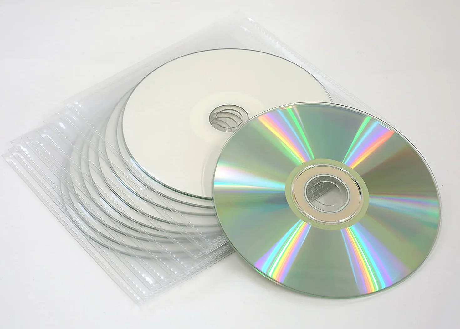 Vision Media CD-R vierges 52x diamant argenté imprimables lot de 10