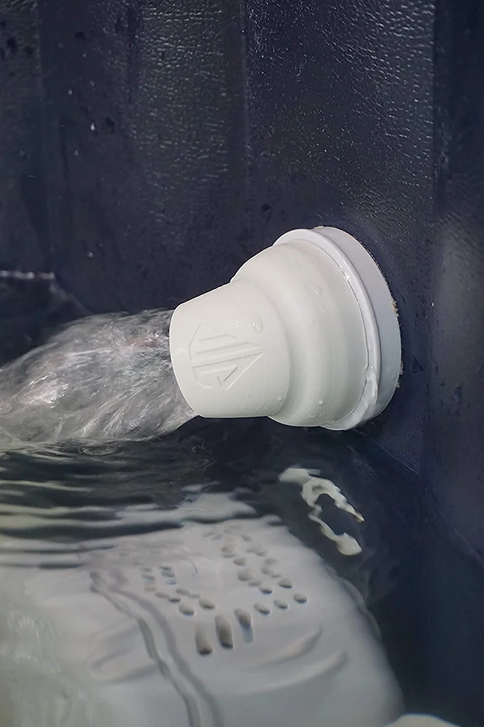 Intex Buse de piscine coudée plastique blanc pour circulation et nettoyage