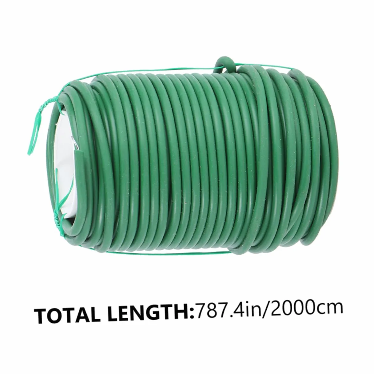 Lien de Jardinage Vert en Tpr et Fer, Lot de 2 Rouleaux pour Plantes | Fixation Polyvalente des Tiges, Usage pour Fleurs et Arbustes, Format Pratique pour Ligature au Jardin