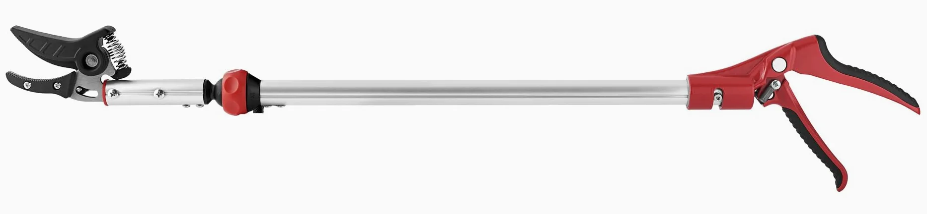 AUSONIA - ÉCHENILLOIR POUR LA CUEILLETTE DES FRUITS DE 77 CM AVEC TÊTE ORIENTABLE ET LAME EN TÉFLON ET ACIER, PERCHE ET MANCHES EN ALUMINIUM ET POIGNÉES EN PLASTIQUE