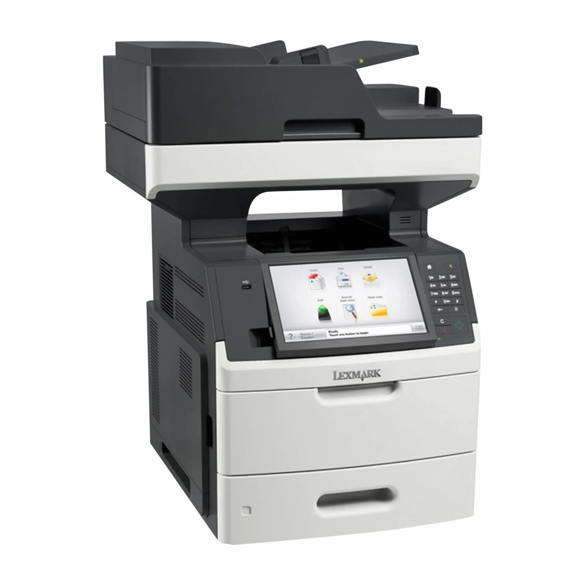Lexmark MX711de Imprimante Multifonction Laser Monochrome A4 Noir et Blanc 70 ppm Recto Verso Fax Ethernet