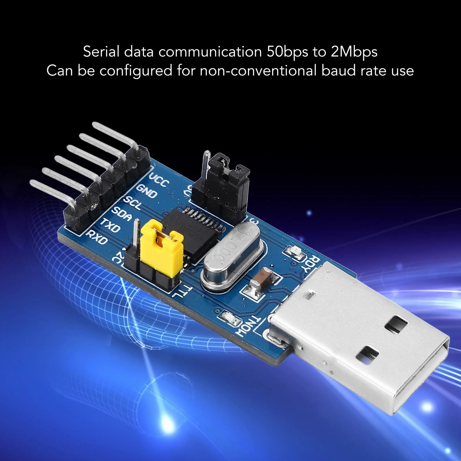 Module Adaptateur USB vers IIC I2C UART TTL Série avec Fil de Raccordement
