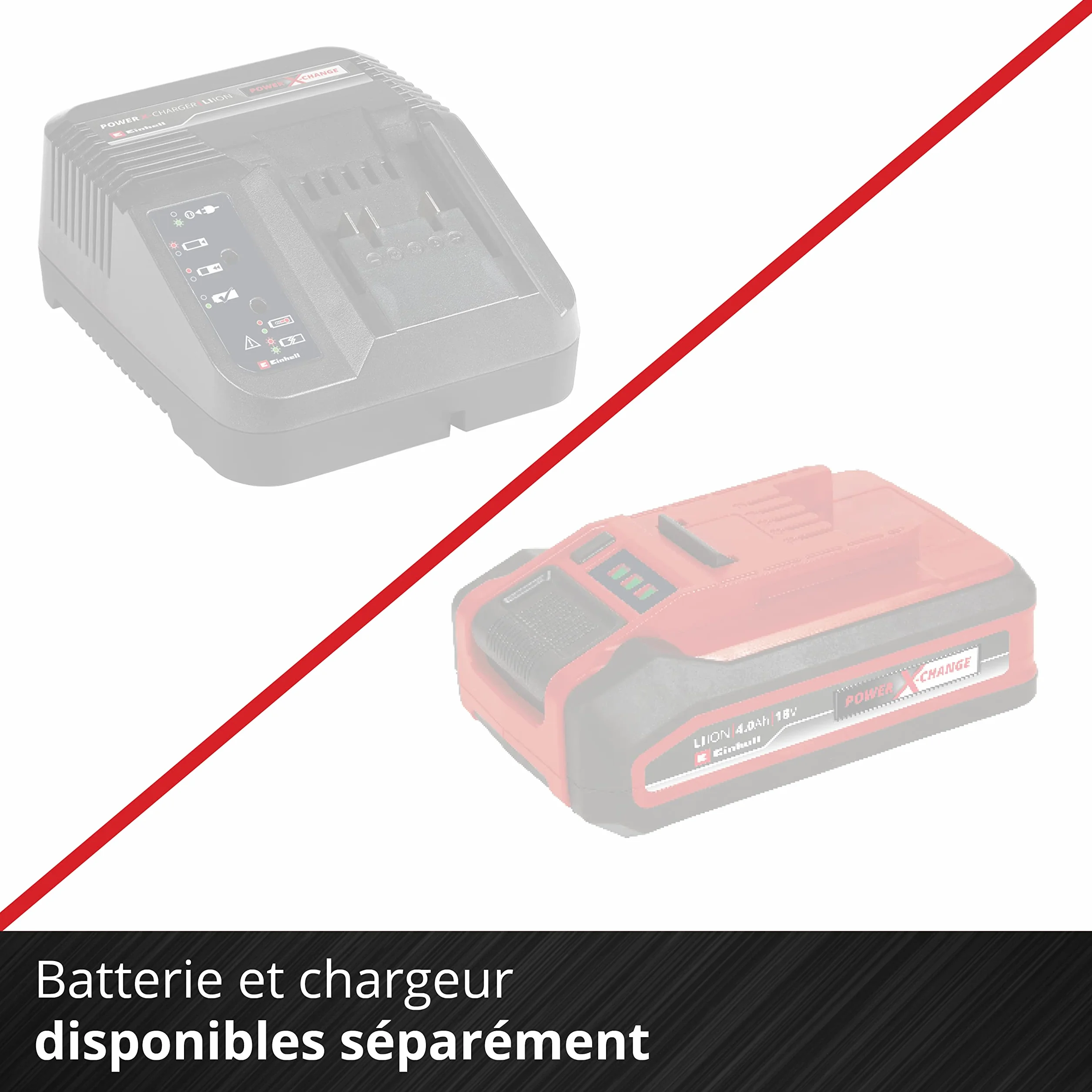 Einhell Nettoyeur Haute Pression sans Fil HYPRESSO 36/105 | PXC | 36 V | 105 bar | 270 l/h | flexible HP 4 m | flexible aspiration 5 m | 2 buses | brosse | lance | sans batteries