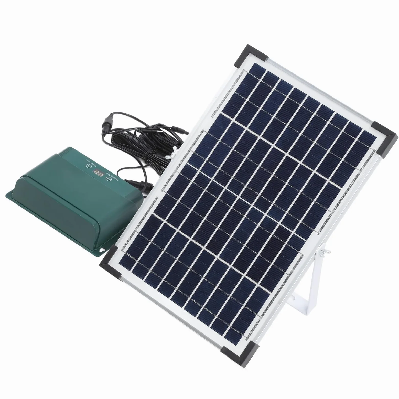 Kit D'irrigation Goutte à Goutte Solaire Automatique, Système D'arrosage Automatique en Silicium Polycristallin étanche pour Balcons et Jardins, Tuyau de 50 M