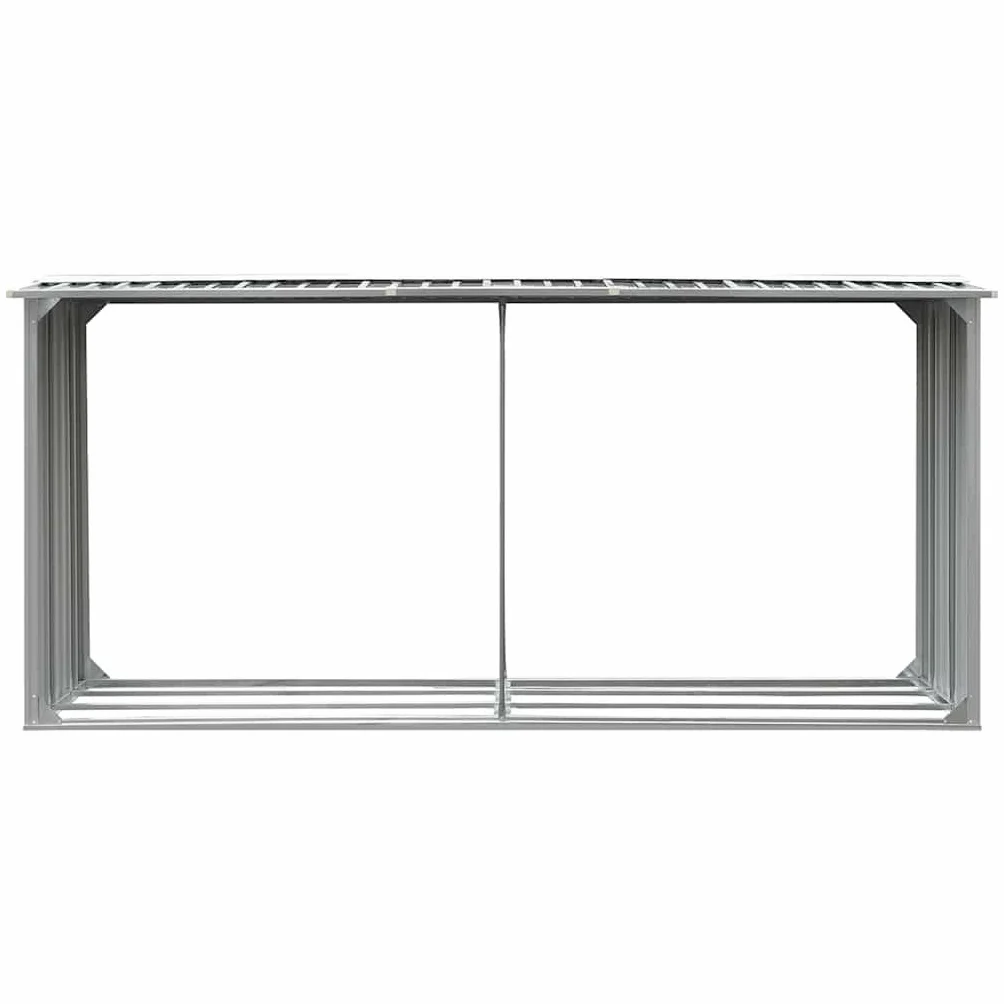 vidaXL Abri Stockage Bois Acier Galvanisé 330x92x153cm Gris Jardin