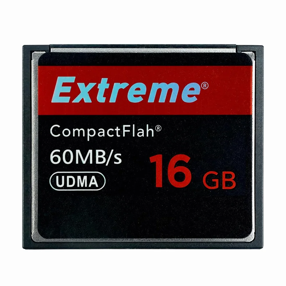 Carte mémoire Compact Flash 16 Go Haute Vitesse UDMA 60 Mo/s pour Appareil Photo Reflex