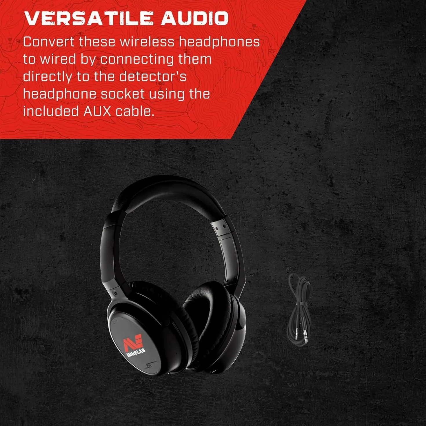 Minelab X-Terra/Equinox Casque sans Fil