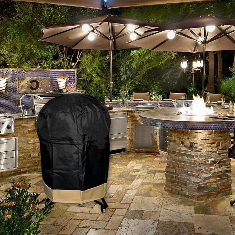 onlyfire Housse de Protection Barbecue Kamado 76.5x86.5 cm Imperméable Extérieur
