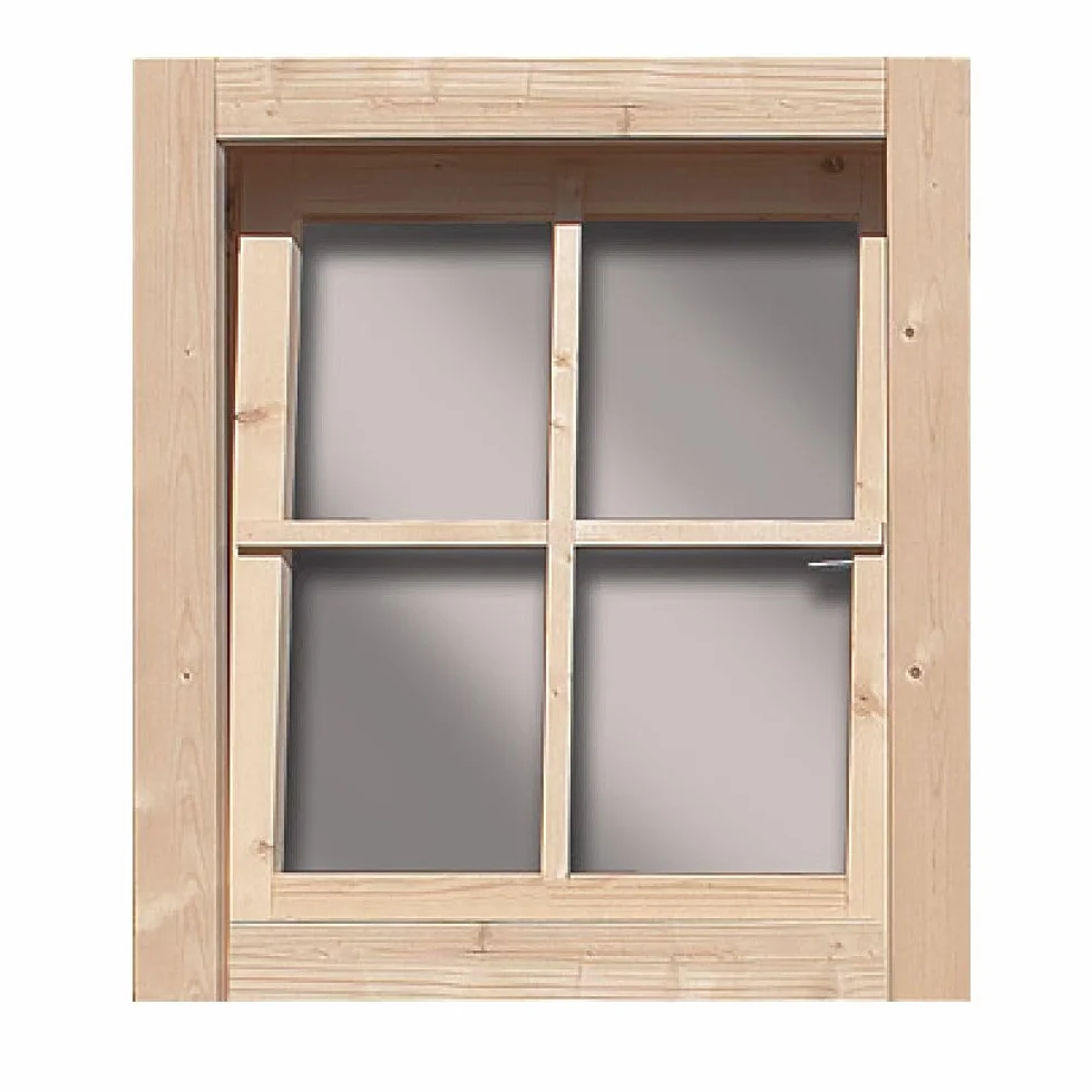 Fenêtre pivotante basculante verre véritable 38/40 mm Sauna Jardin