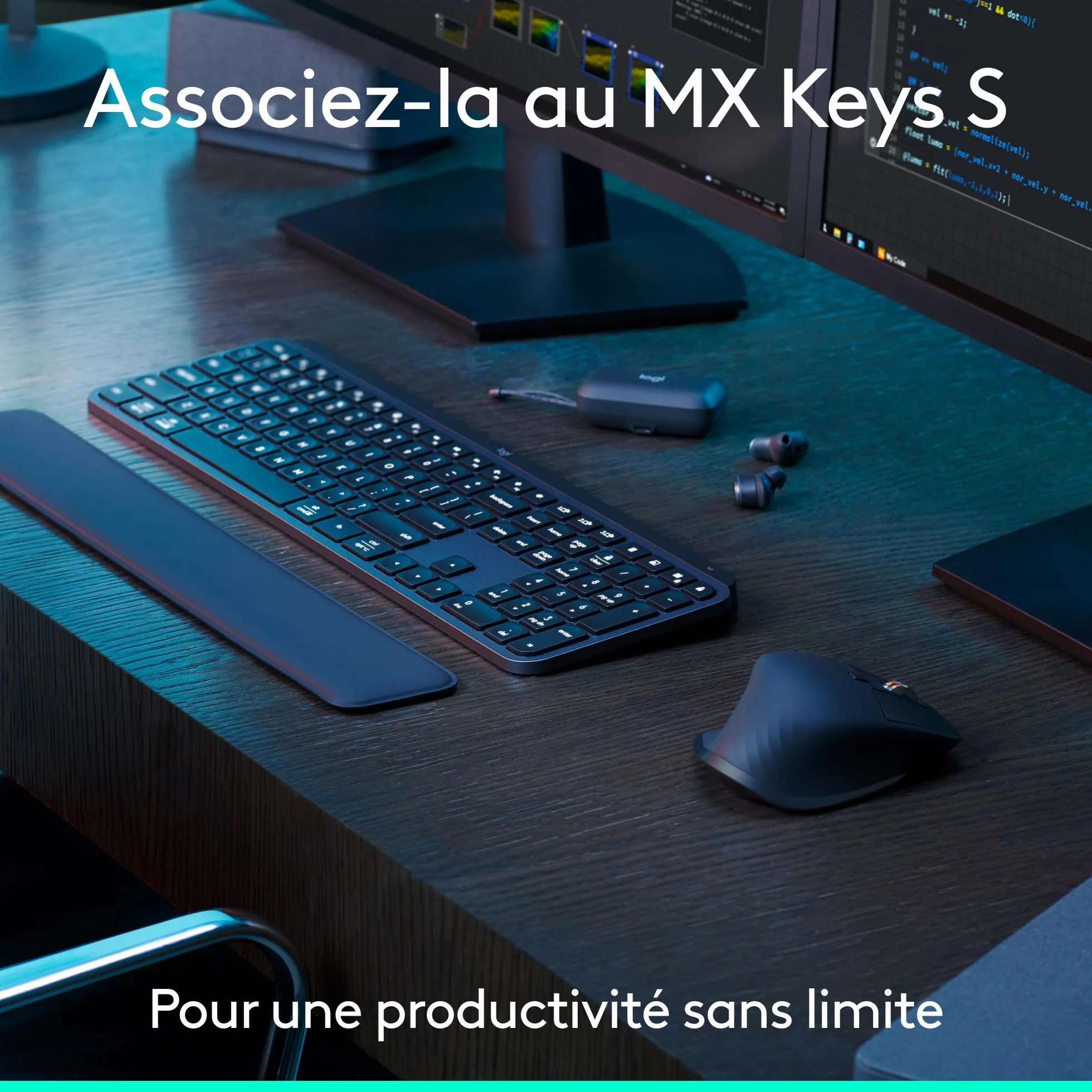Logitech MX Master 3S Souris sans fil 8K PPP Bluetooth Graphite