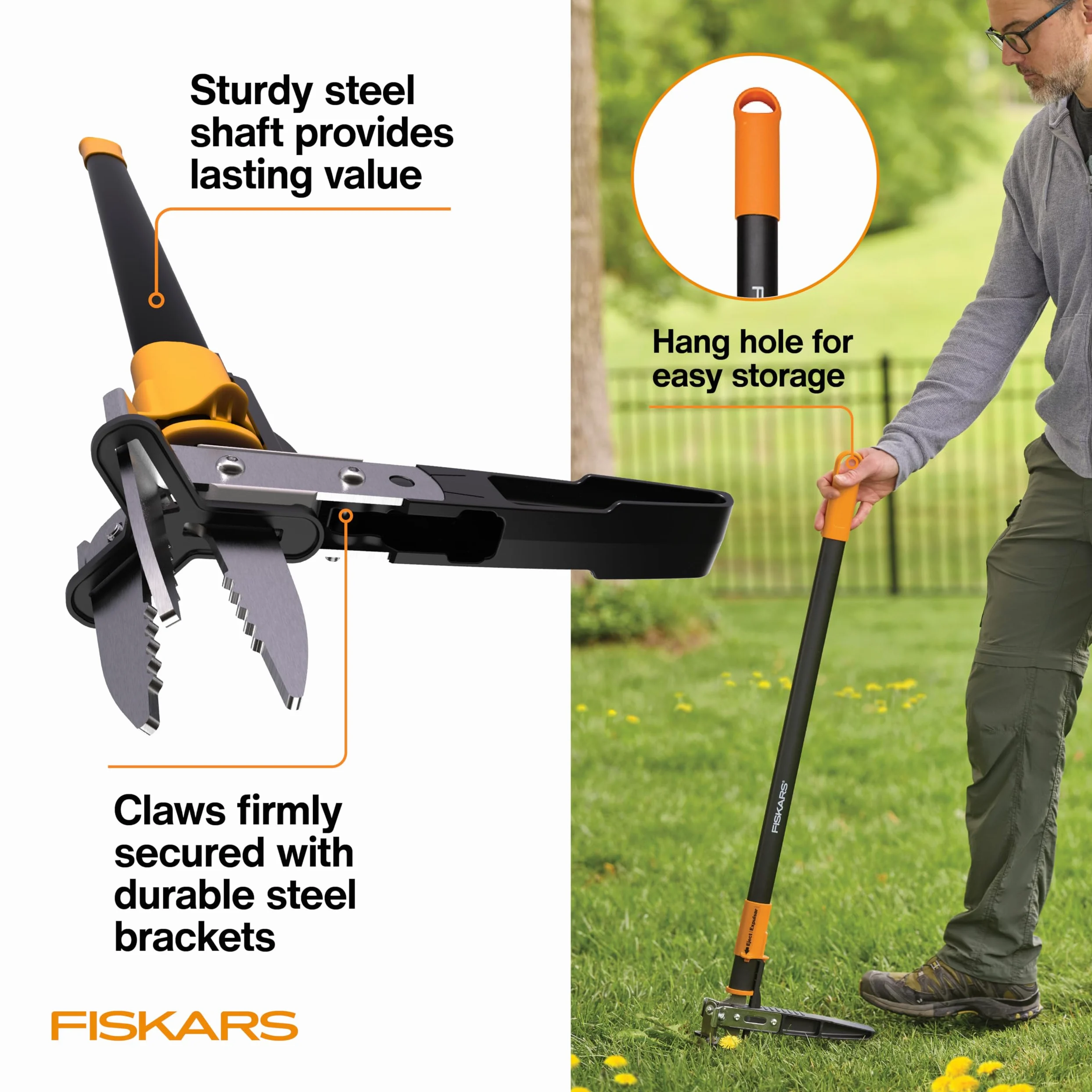 Fiskars 3 Claw Garden Weeder