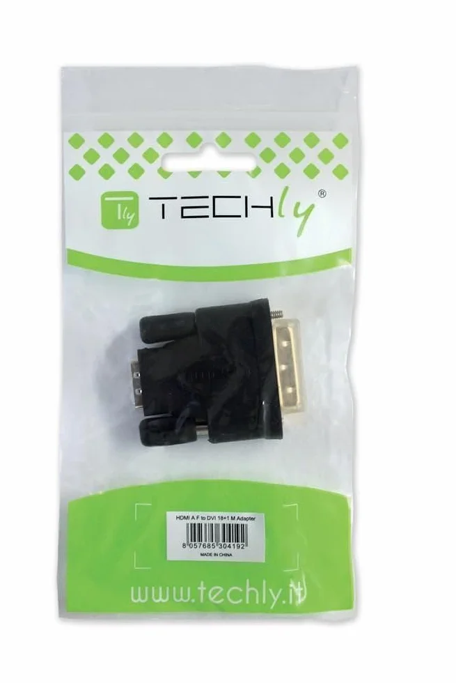 TLY TECHLY HDMI Male to DVI Female Adapter IADAP HDMI-606 Noir