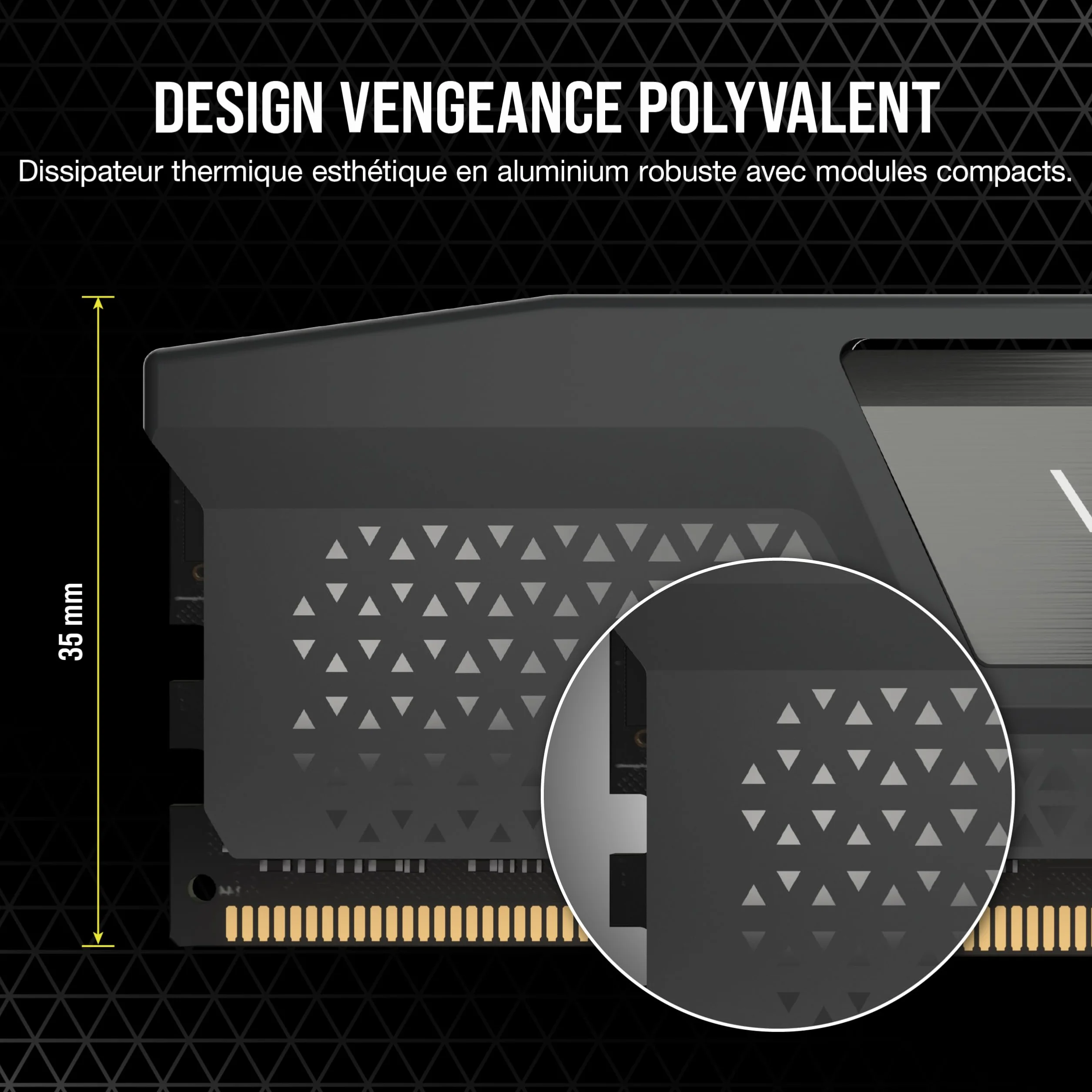 CORSAIR Vengeance DDR5 32Go (2x16Go) 6000MHz CL36 AMD Expo Intel XMP iCUE Mémoire Gris CMK32GX5M2E6000Z36