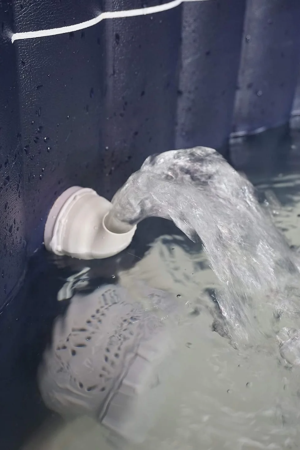 Intex Buse de piscine coudée plastique blanc pour circulation et nettoyage
