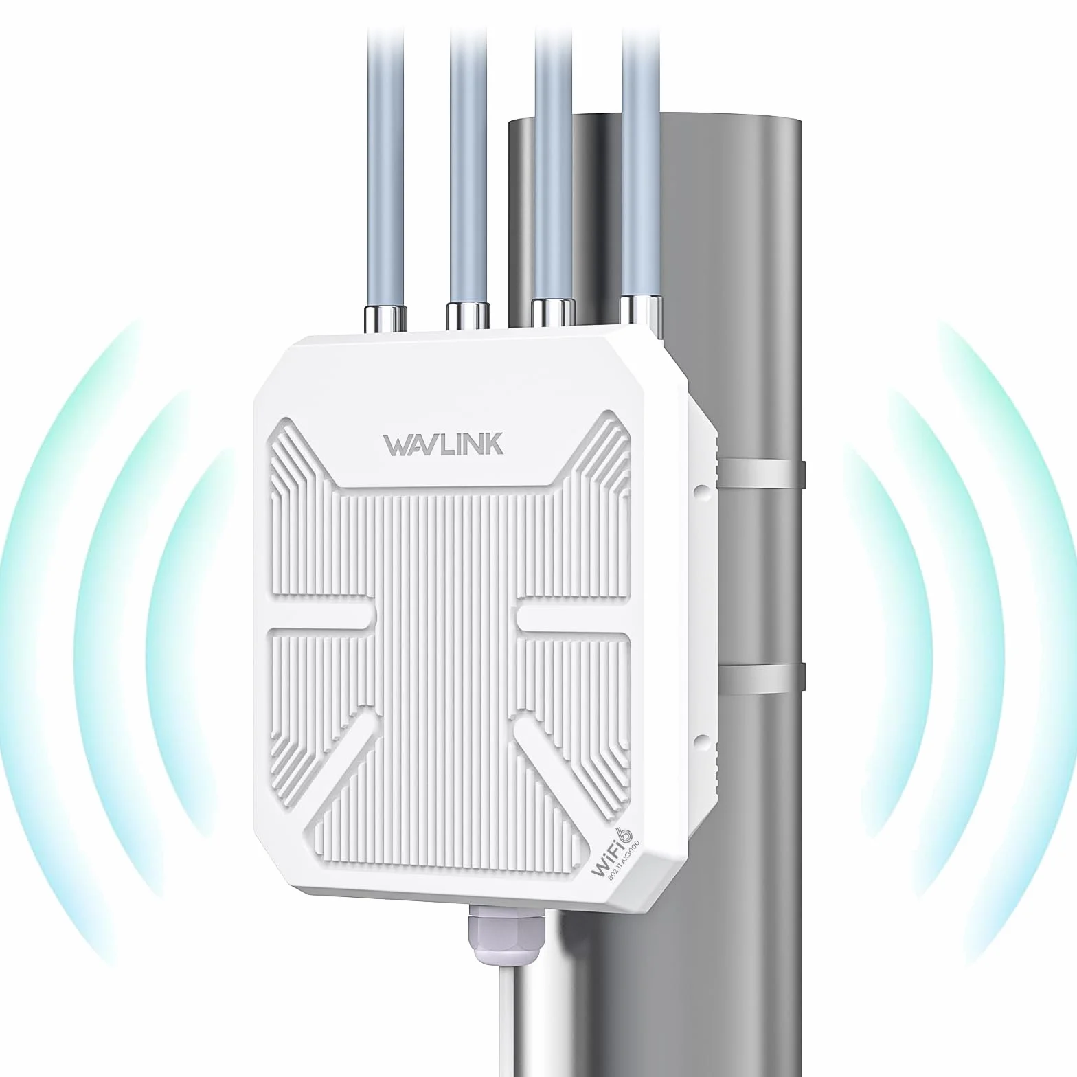 Répéteur WiFi 6 Mesh Extérieur Longue Portée AX3000 WN573HX3 Bi-Bande Gigabit Point d'Accès PoE IP67