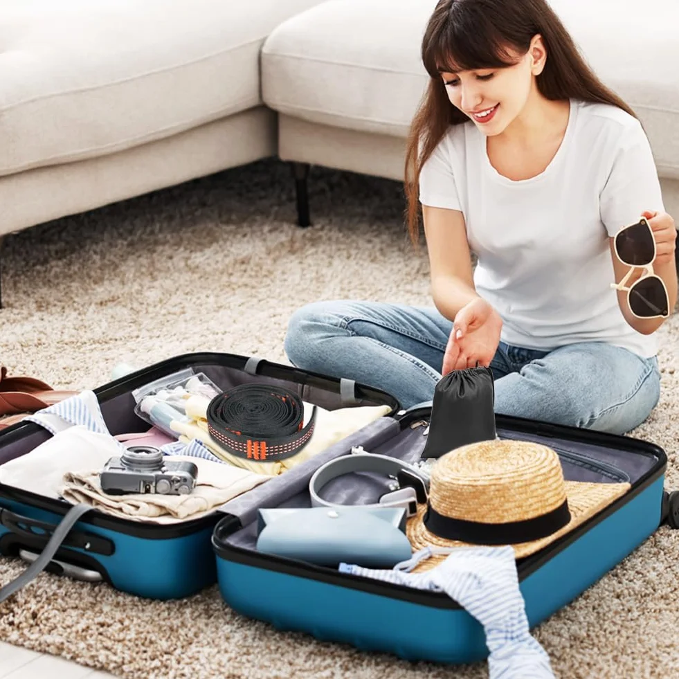 Vicloon Cordes de Suspension Polyester 2m 453,6 kg Hamac de Camping
