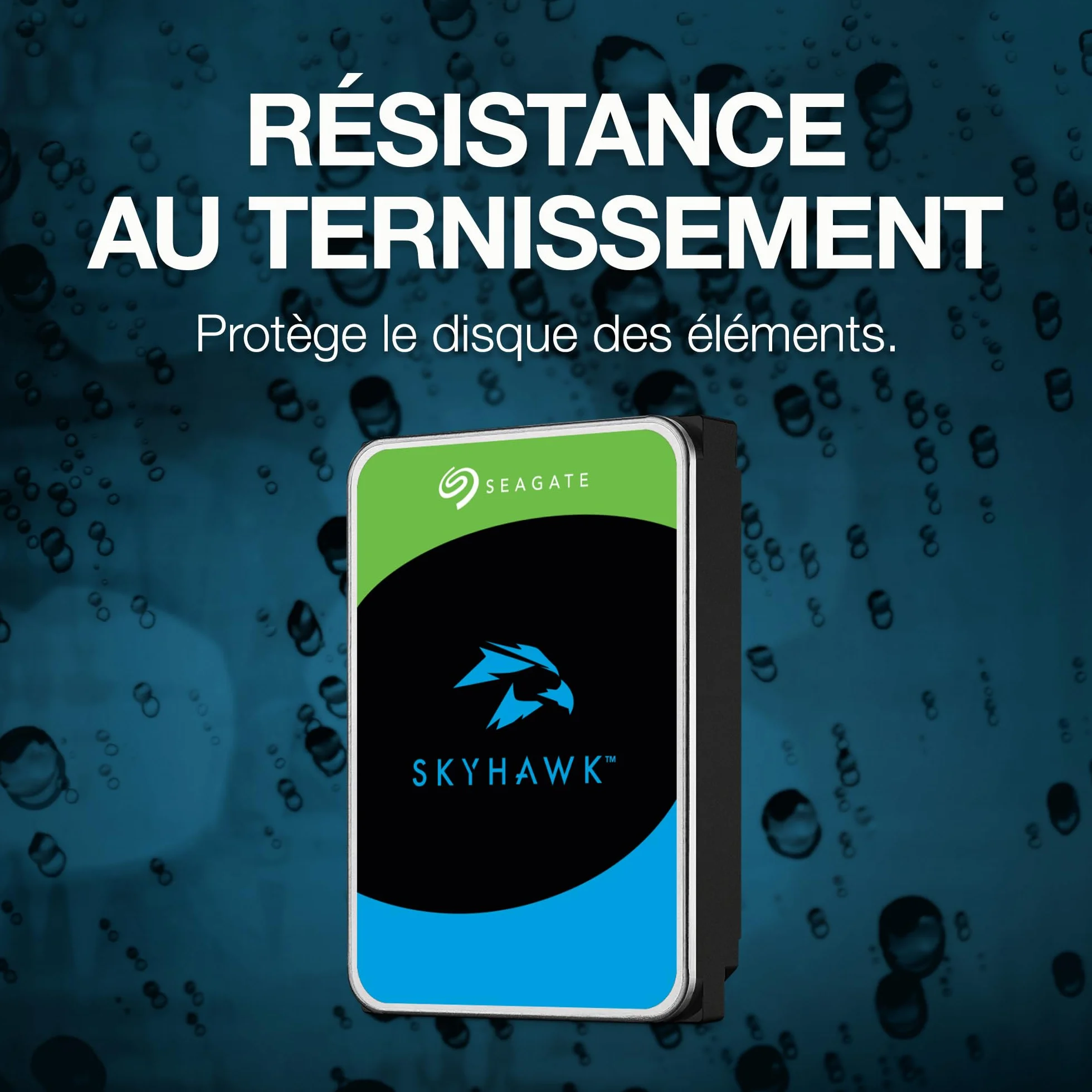 Seagate SkyHawk 4To Disque Dur Interne Vidéosurveillance 3.5 Pouces SATA 6 Go/s 256 Mo Cache
