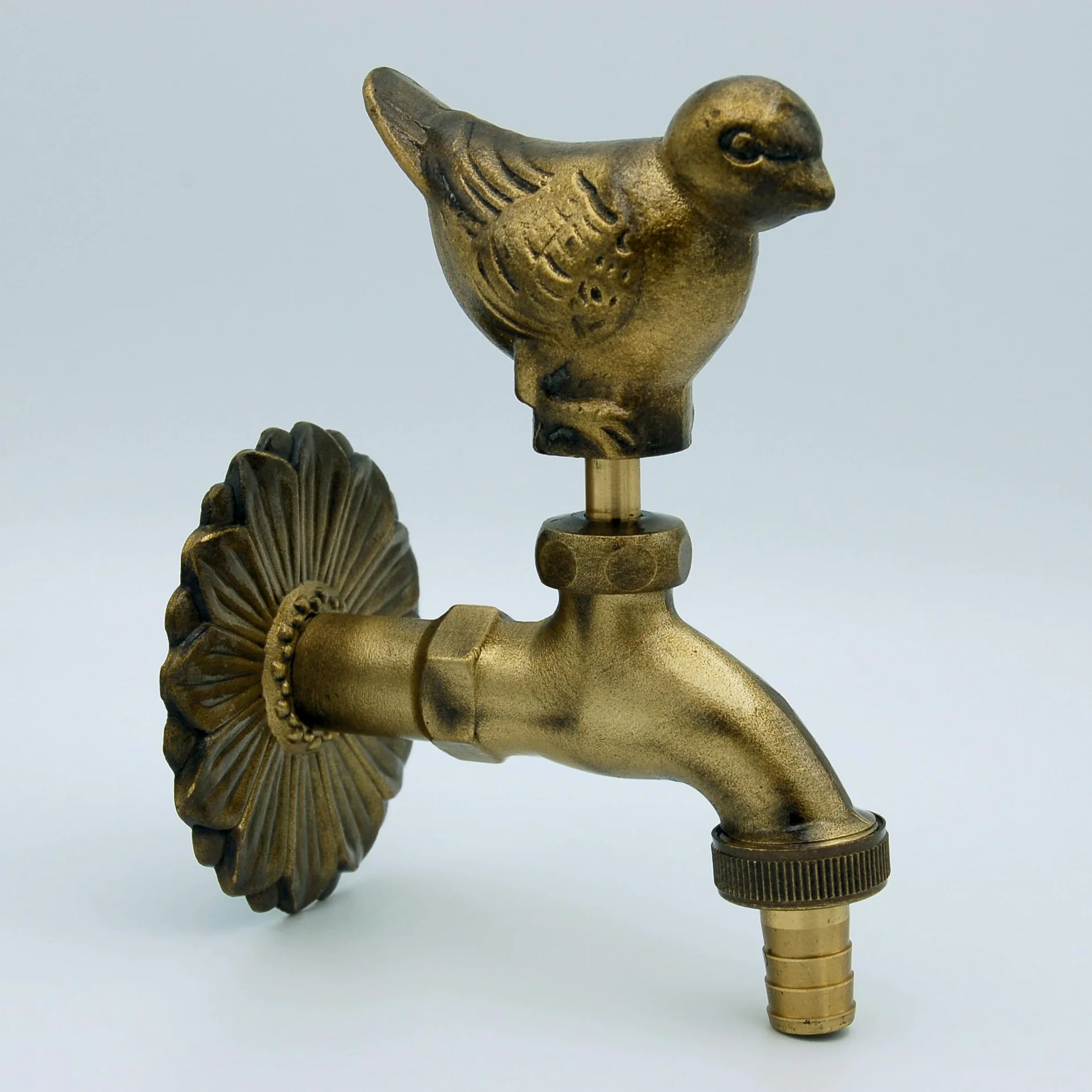 Montserrat Robinet de jardin décoratif 1,2 cm (1/2 ") Colombe avec raccord tuyau