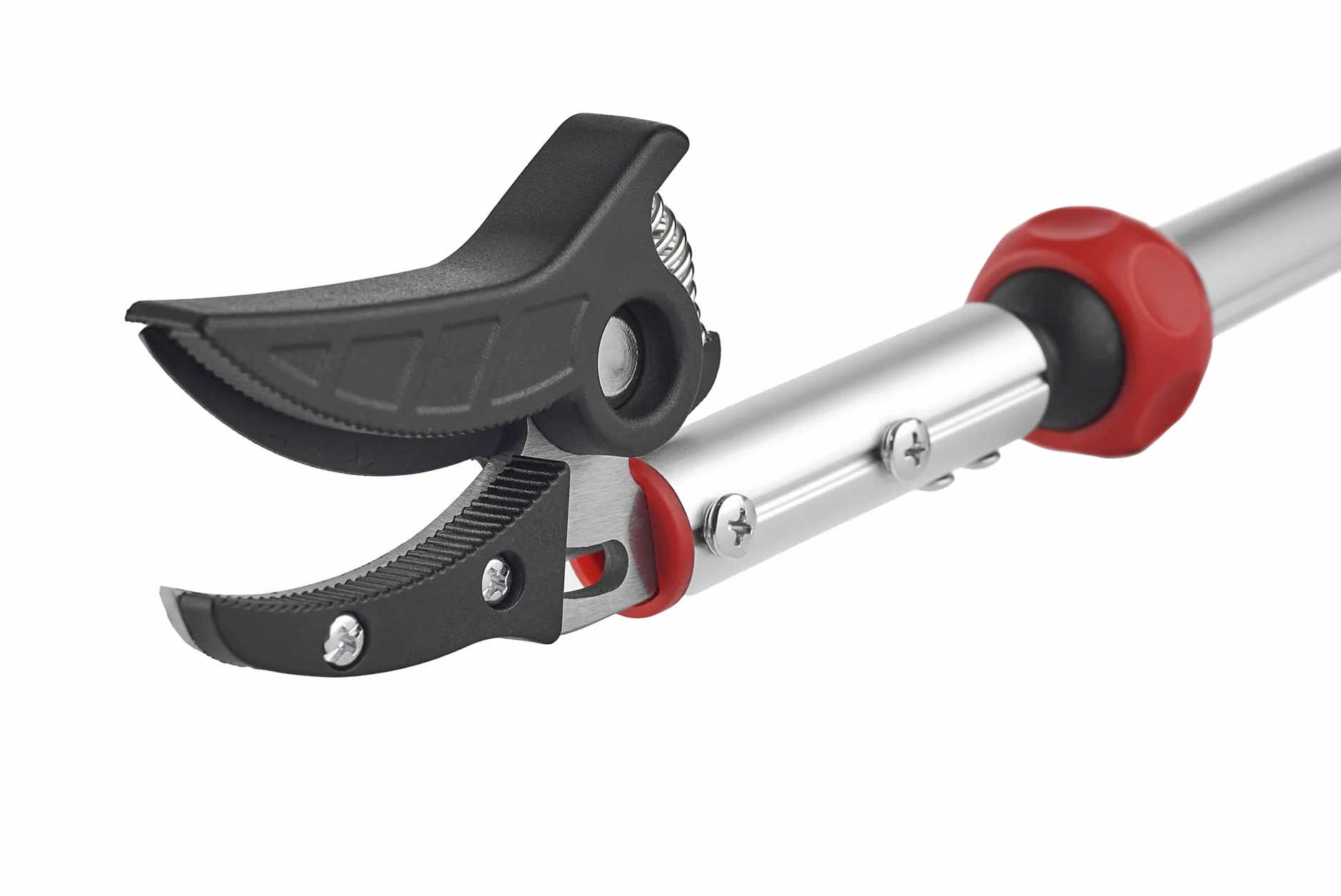 AUSONIA - ÉCHENILLOIR POUR LA CUEILLETTE DES FRUITS DE 77 CM AVEC TÊTE ORIENTABLE ET LAME EN TÉFLON ET ACIER, PERCHE ET MANCHES EN ALUMINIUM ET POIGNÉES EN PLASTIQUE