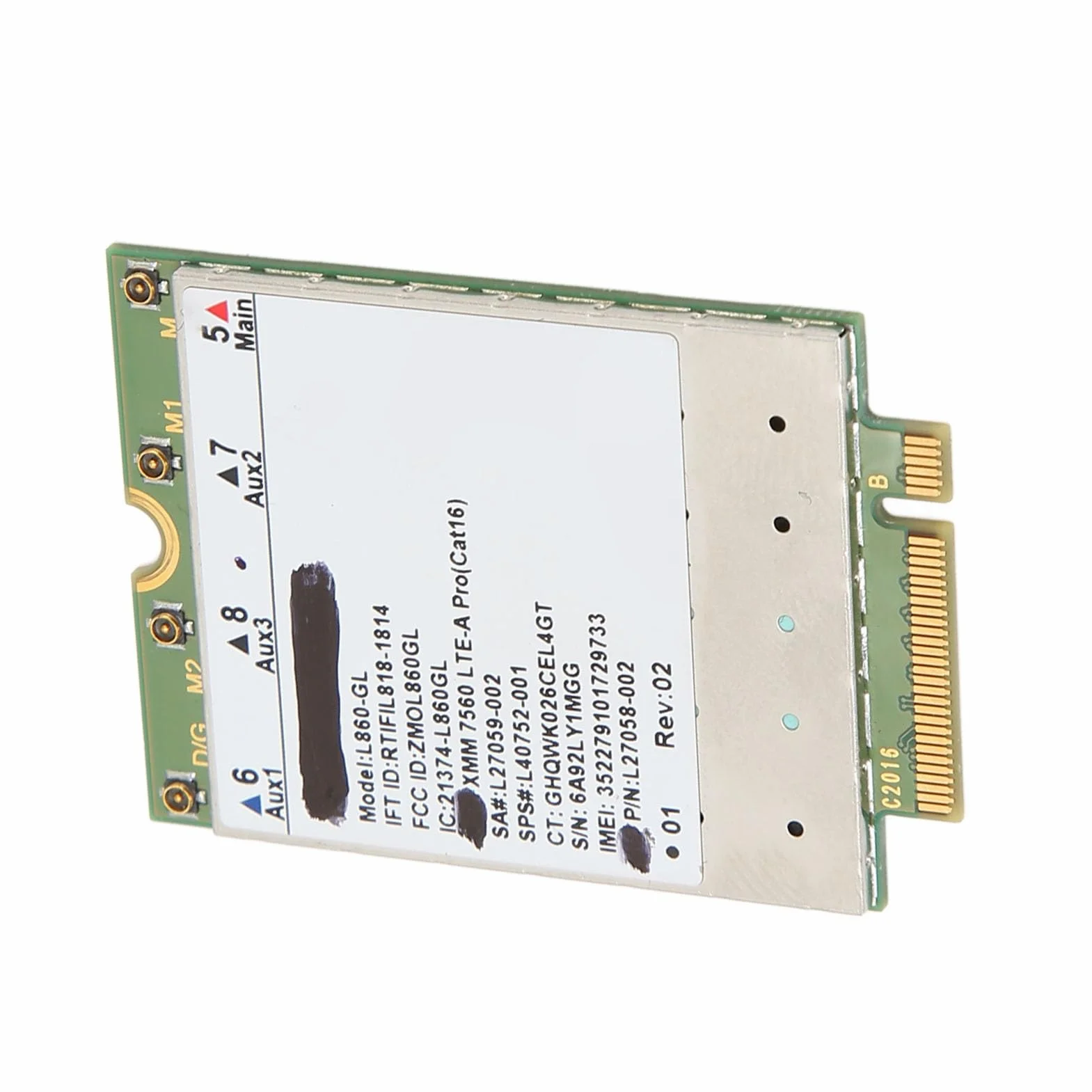 Jectse L860 GL Carte WiFi M.2 LTE FDD TDD Haute Vitesse 1 Gbps DL pour Laptop