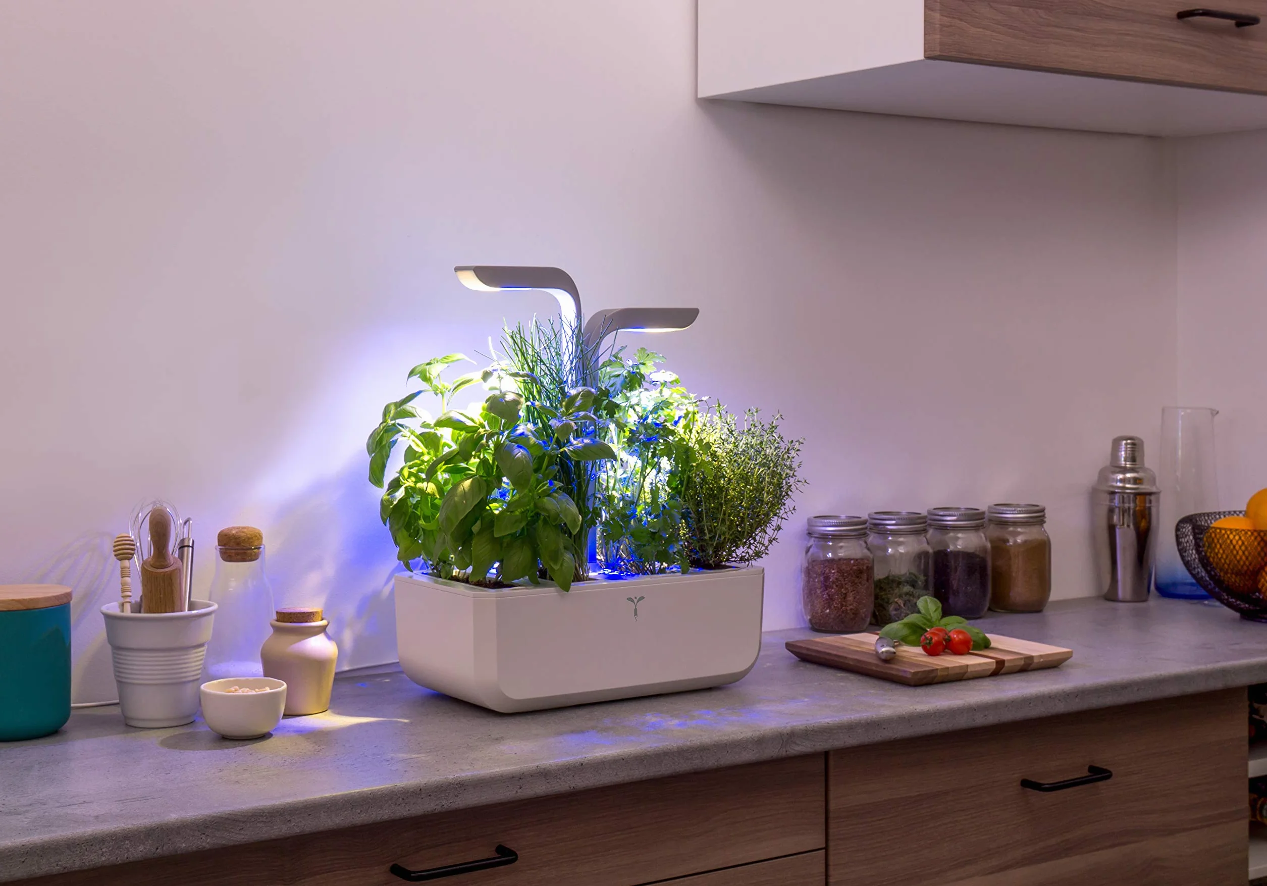 Smart Potager d’Intérieur Fabriqué en France – Jardin Autonome Intelligent avec Technologie Adapt’ Light 4 Lingots
