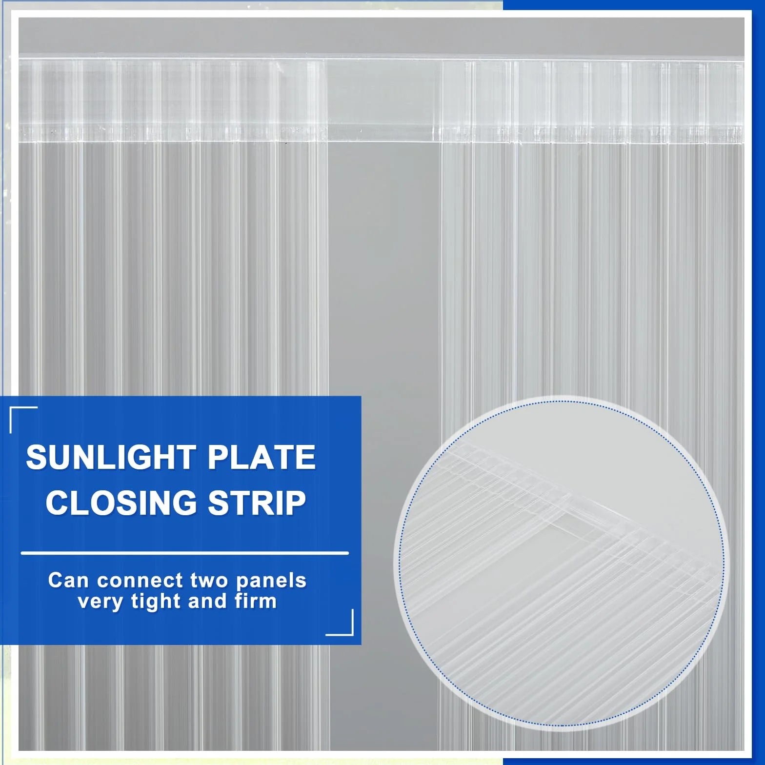Lot de 30 Panneaux de Serre en Polycarbonate profilé en U pour Panneaux à Double paroi 6 mm ou 4 mm