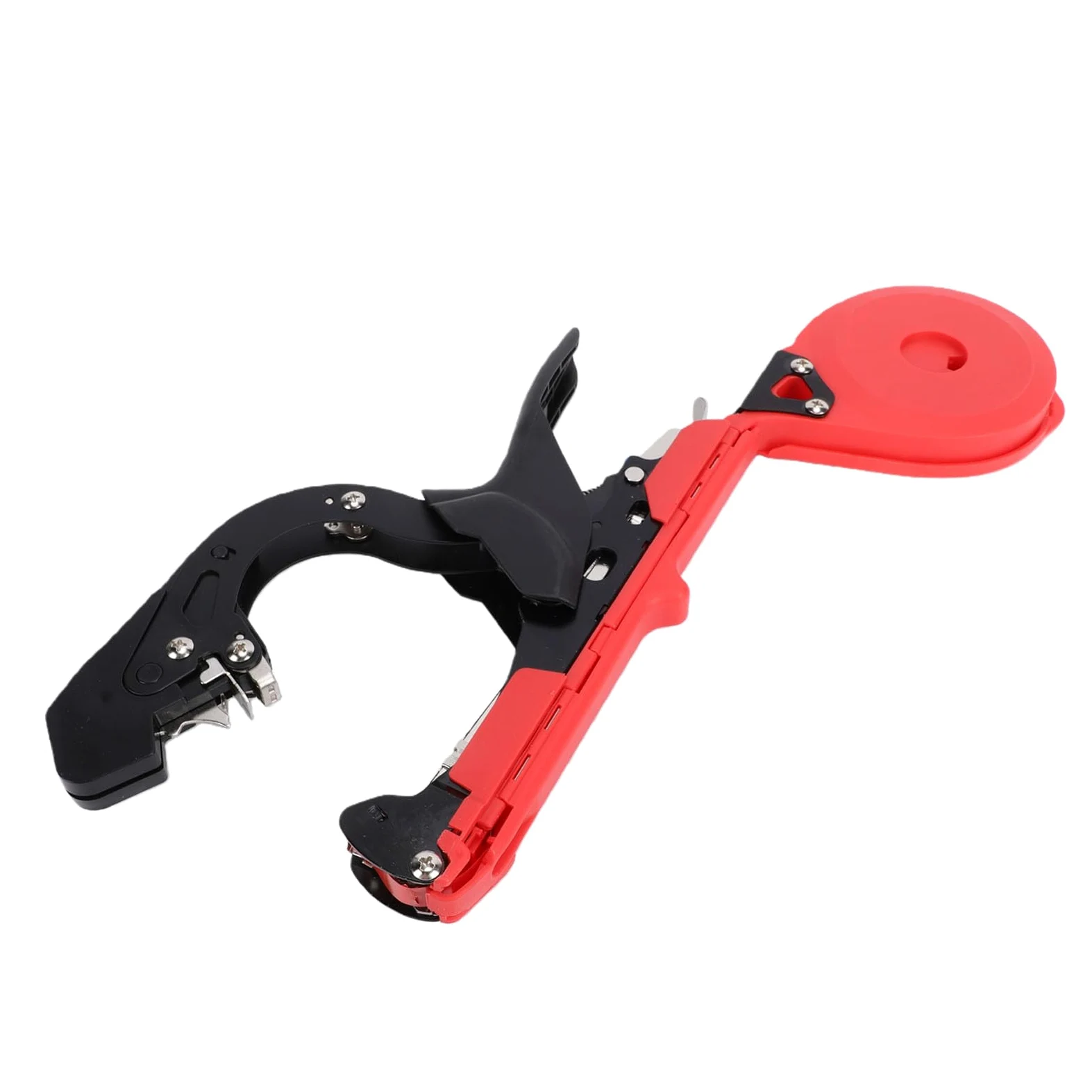 Outil de Ligature pour Tomates et Plantes Ruban de Jardin en Acier Renforc Poign e Ergonomique et D vidage Fluide Gain de Temps et d Effort 10 Rouleaux et Rouge