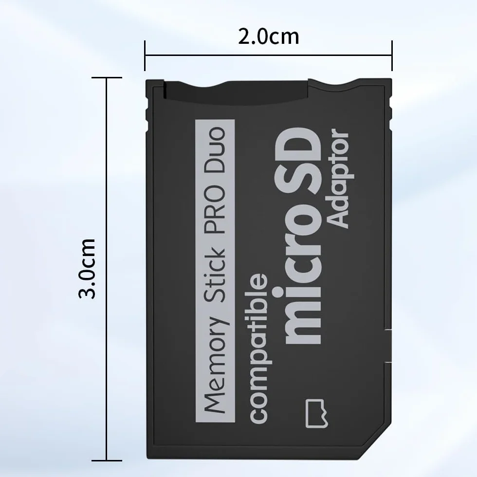 Adaptateur Memory Stick PSP, Micro SD vers Memory Stick Pro Duo pour PlayStation Portable
