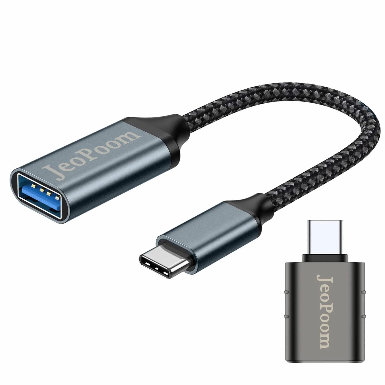 Adaptateur USB C Mâle vers USB Femelle, Type C vers USB A avec OTG Compatible S20, S10, Pixel, P20, P30