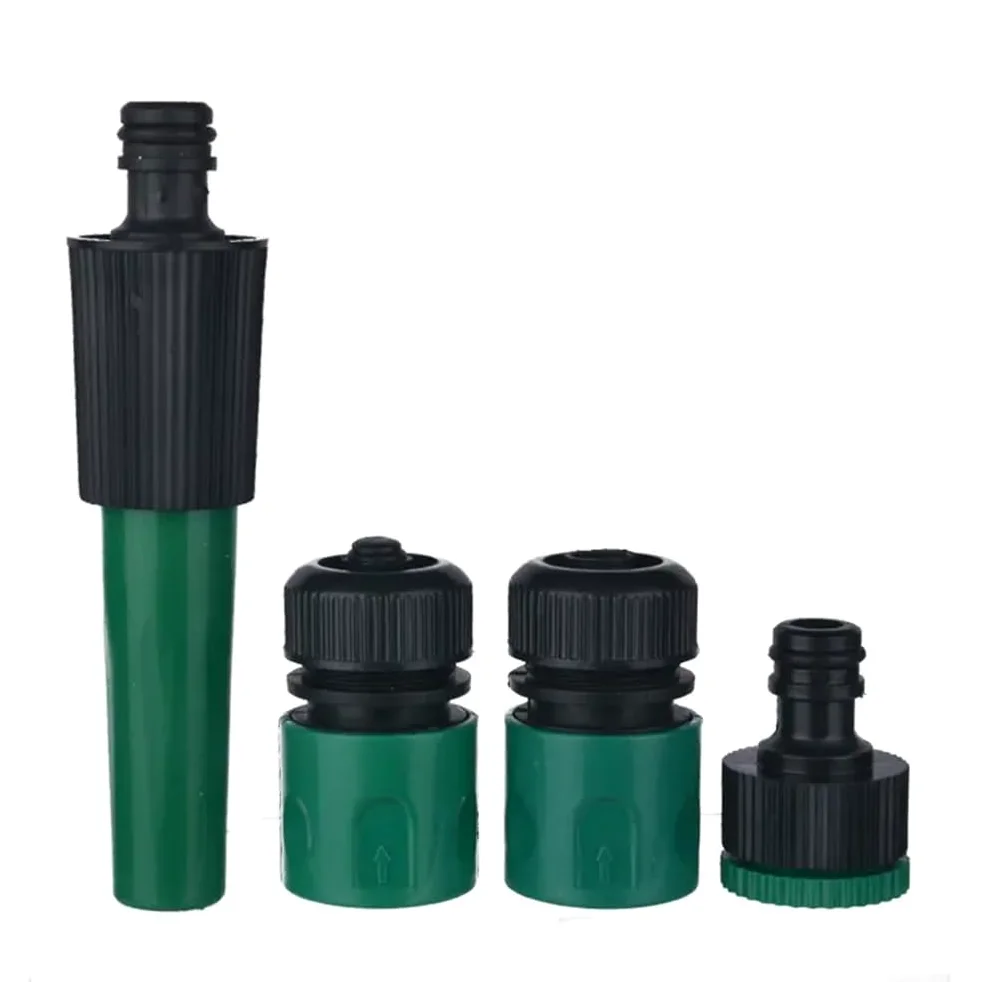 WESEN Tuyau d'arrosage en PVC de 5 m/10 m/15 m/20 m/30 m/50 m, tuyau d'arrosage flexible de 1,27 cm avec raccords de buse de pulvérisation pour extérieur/cour/pelouse/bateau (vert, 20)