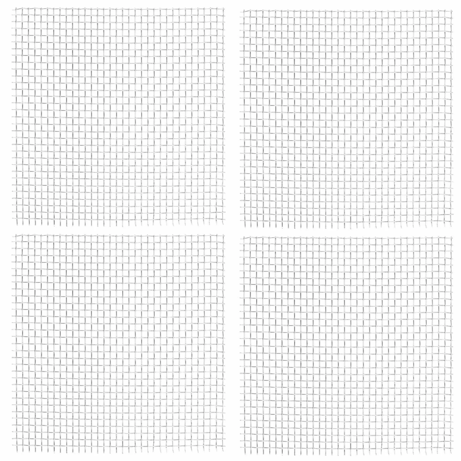 Filet en Acier Inoxydable Argenté 15pcs pour Mousse Aquatique et Java Moss, Maille Solide Résistante Accessoire Aquarium