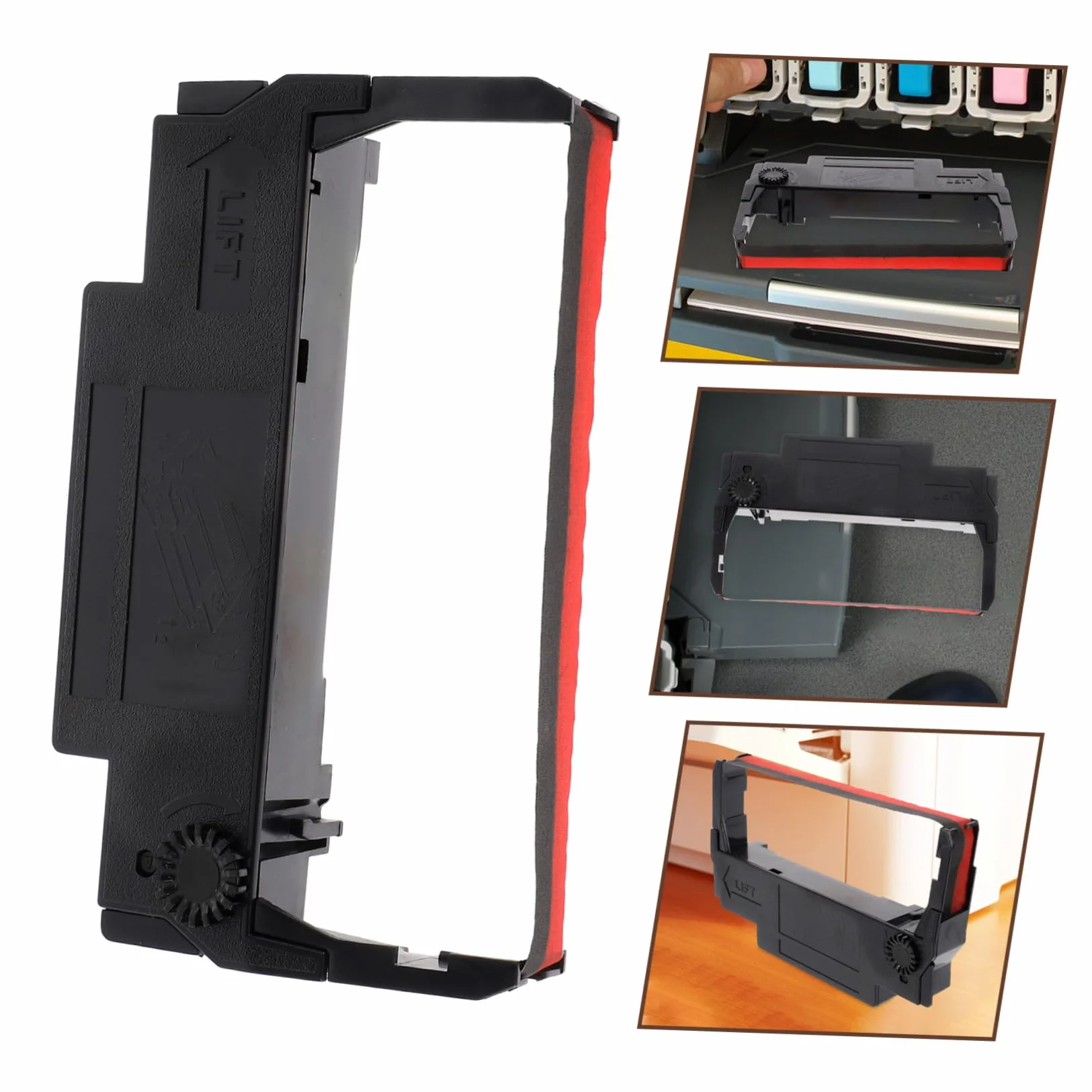 Sewroro Lot de 5 Boîtes à Ruban Erc30/38/34 Noir Rouge Compatible Porte-ruban Imprimante Matricielle Tm-u220 U230 M188b