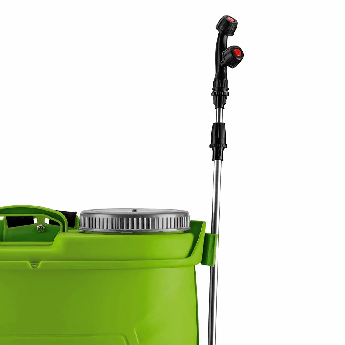 Pulvérisateur de Jardin Electrique à Batterie 16L 8Ah Pression 6 Bar Lance Télescopique en INOX + Accessoires de Pulvérisation