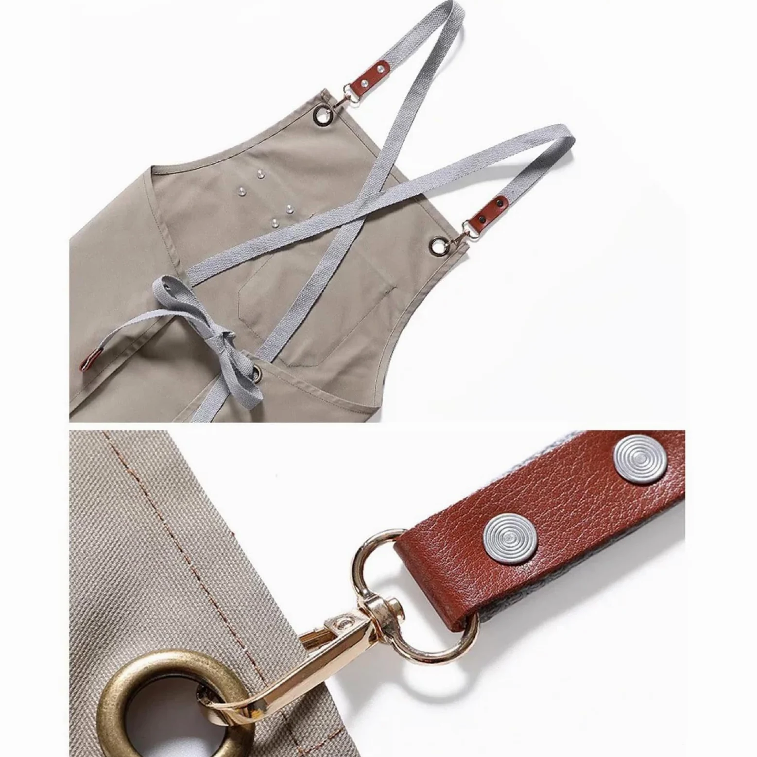 Tabliers, Tablier de travail robuste avec poches à outils, tablier menuisier for atelier chef et jardin potager