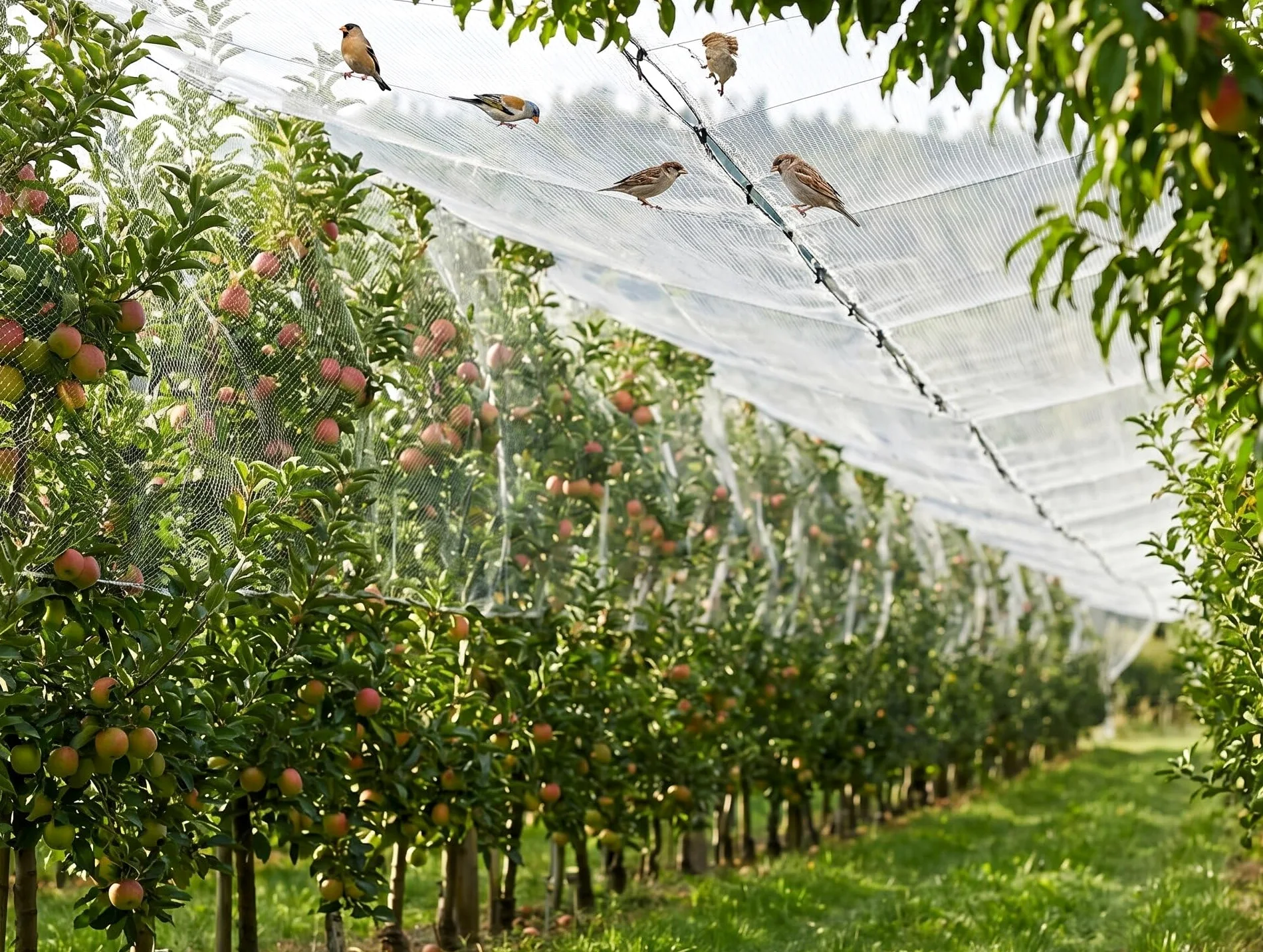 Verger Anti-vieillissement Anti-grêle Anti-Oiseau Filet Jardin Potager Usine agricole étang protéger la Taille: 20x30ft/6x9m