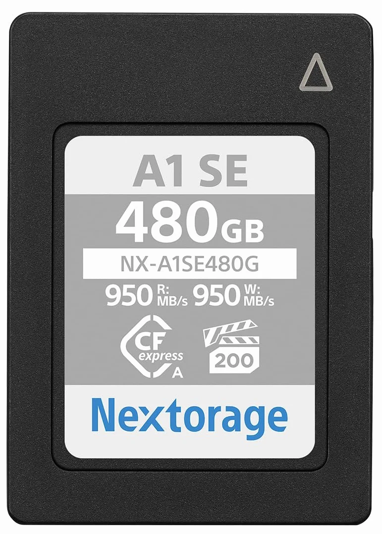 Nextorage CFexpress Type A 480Go Carte mémoire VPG200 Japonaise pour Sony Fujifilm A1SE