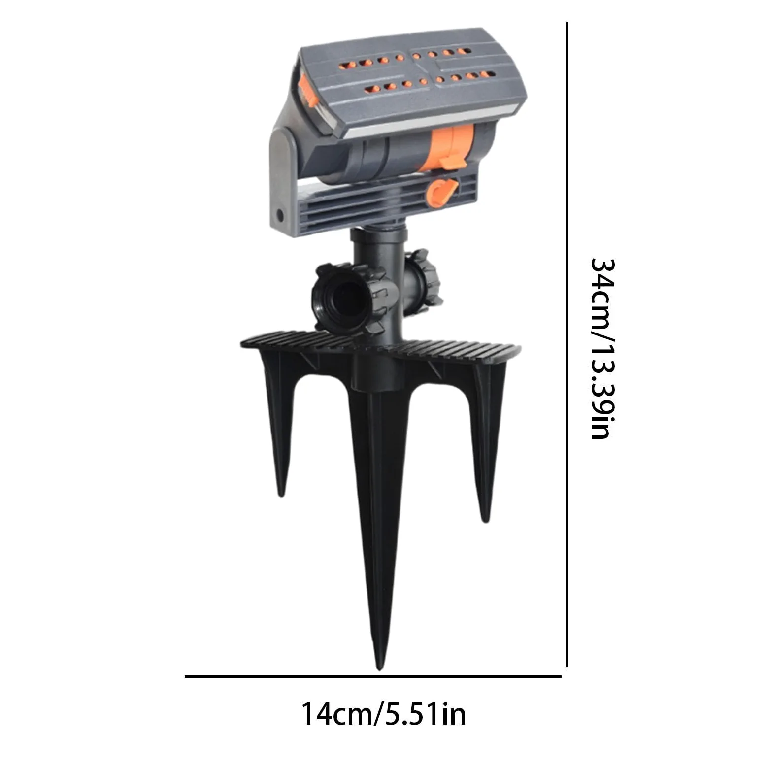 Arroseurs Oscillants De Pelouse Système D'Irrigation | Asperseur De Gazon Jardin Espace Extérieur Sol Parterre De Fleurs Ferme Et Terrasse