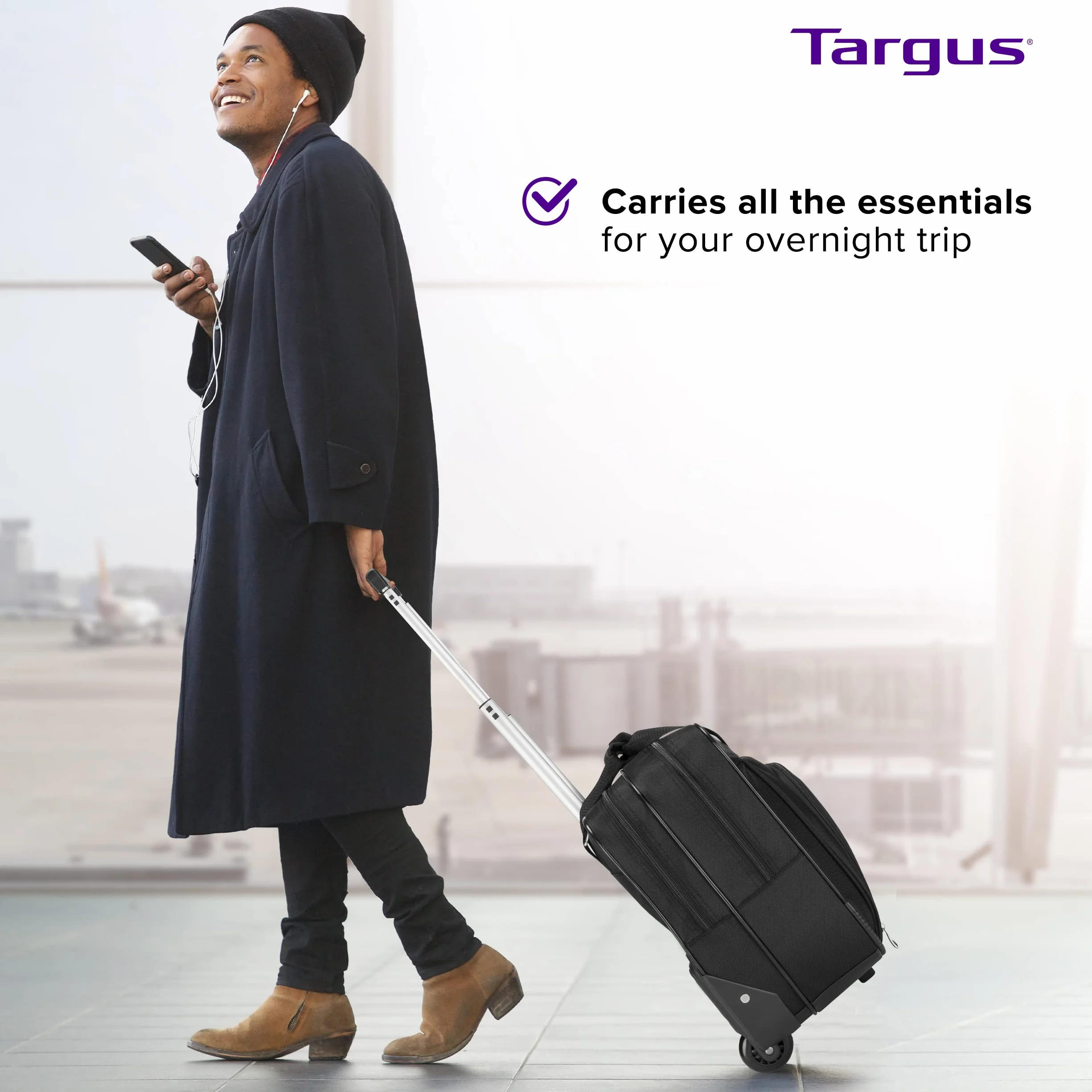 Targus Sacoche à roulettes Executive 15,6 Pouces Ordinateur Portable Noir TBR003EU