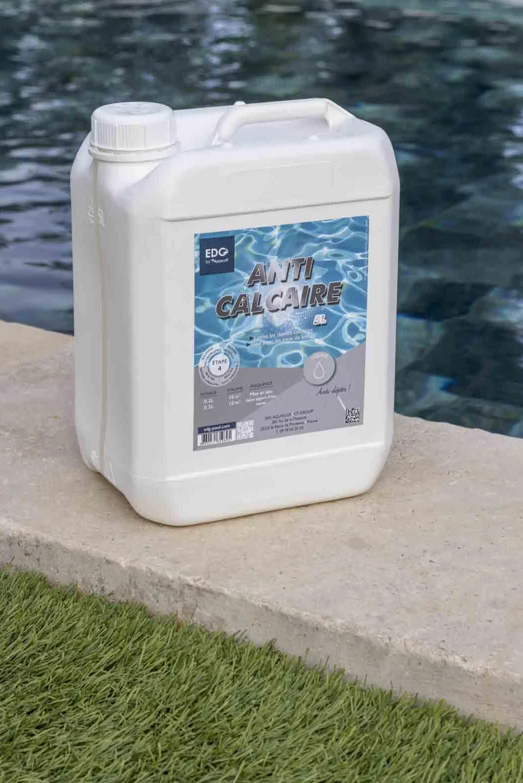 Anti-Calcaire Liquide 5L Anti-Tartre Piscine Spa Haute Performance