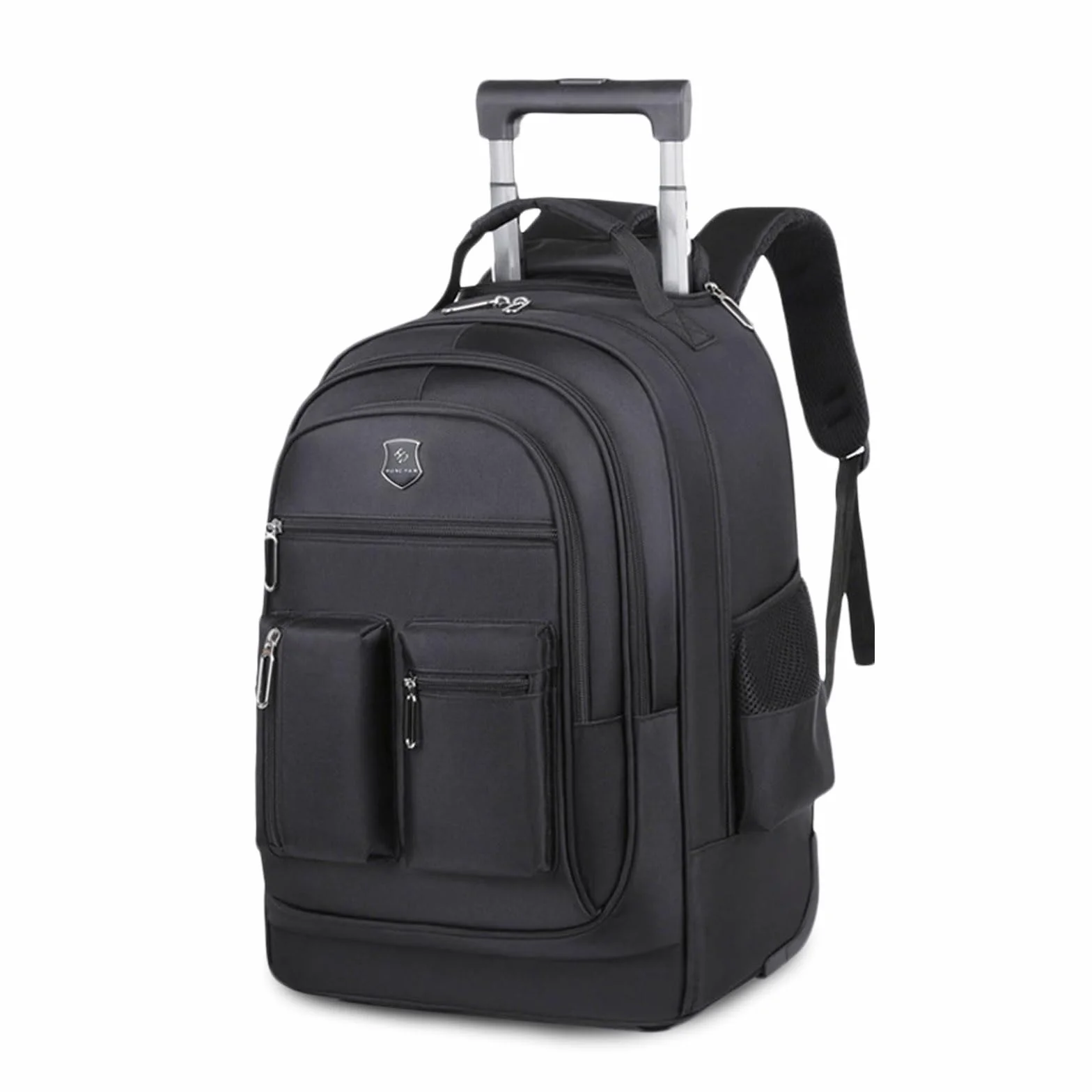FANDARE Sacoche à roulettes pour Ordinateur Portable 15.6 Pouces Imperméable Trolley Sac de Voyage