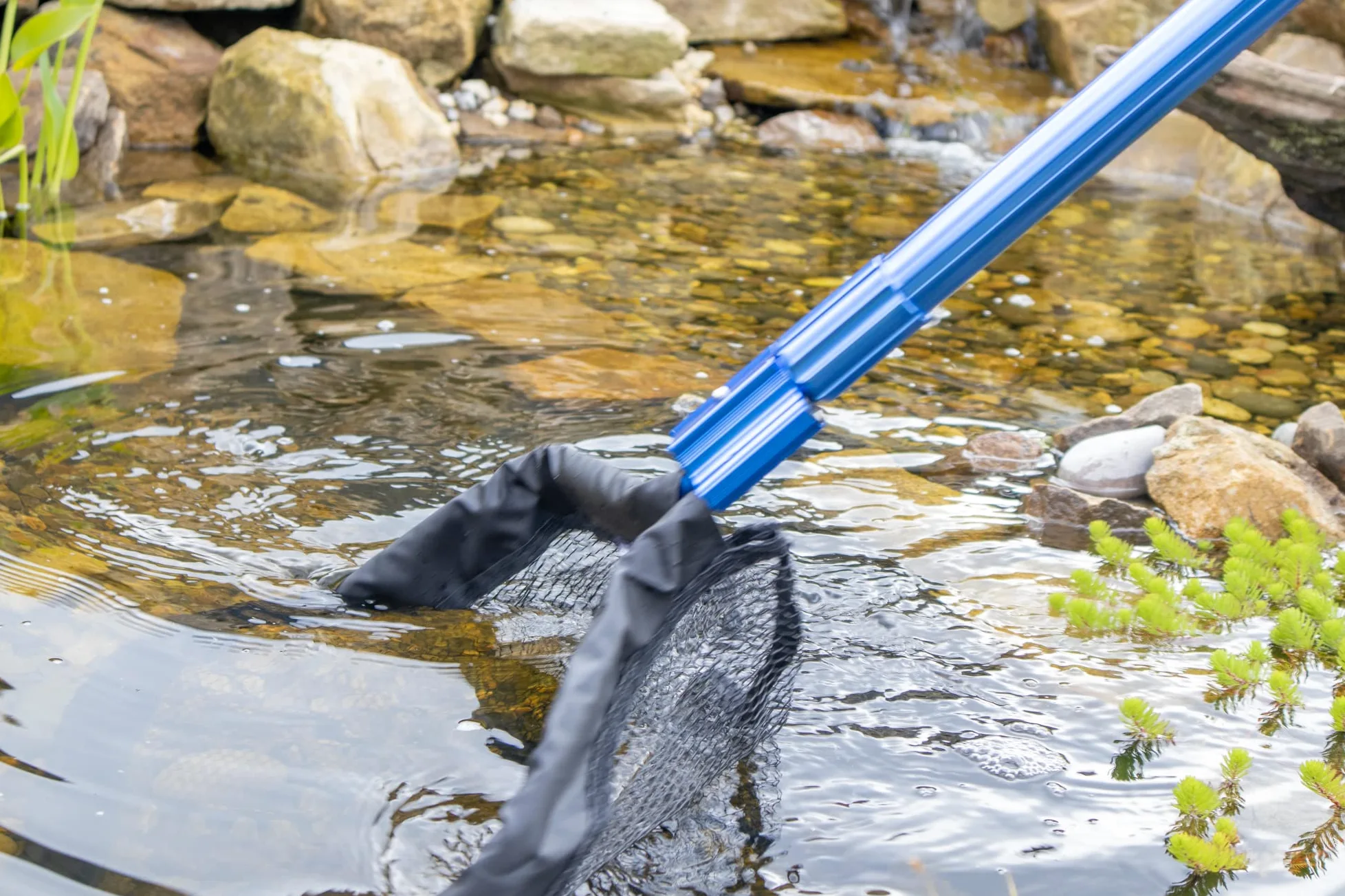 Écumoire robuste pour jardin aquatique Koi Poisson de bassin 45,7 cm Tête de filet uniquement Fait partie de la ligne PondH2o Heavy Duty interchangeable