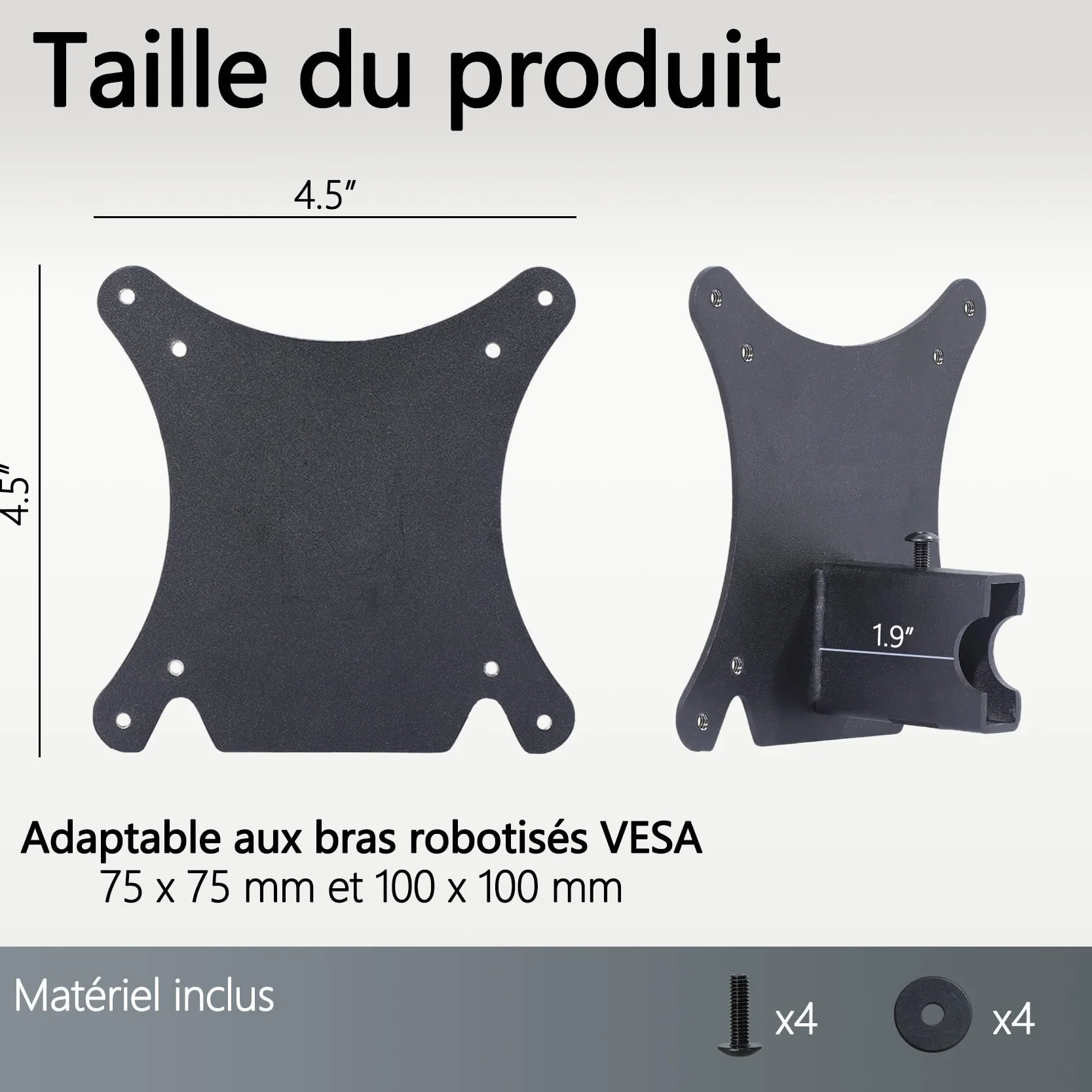 Adaptateur VESA M22f Compatible HP Série M Série 5 Moniteurs