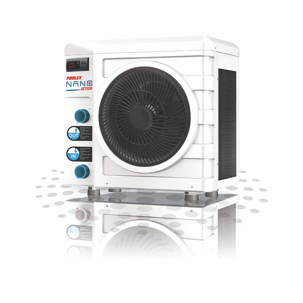 POOLEX POOLSTAR PC-Nano-A3 Pompe à Chaleur pour Piscines Hors-Sol 600W 10-21m3 Blanc