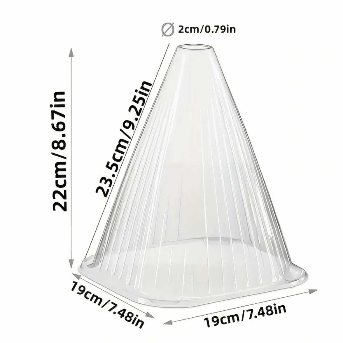 Cloches de Protection pour Plantes en PVC Résistant 20PCS
