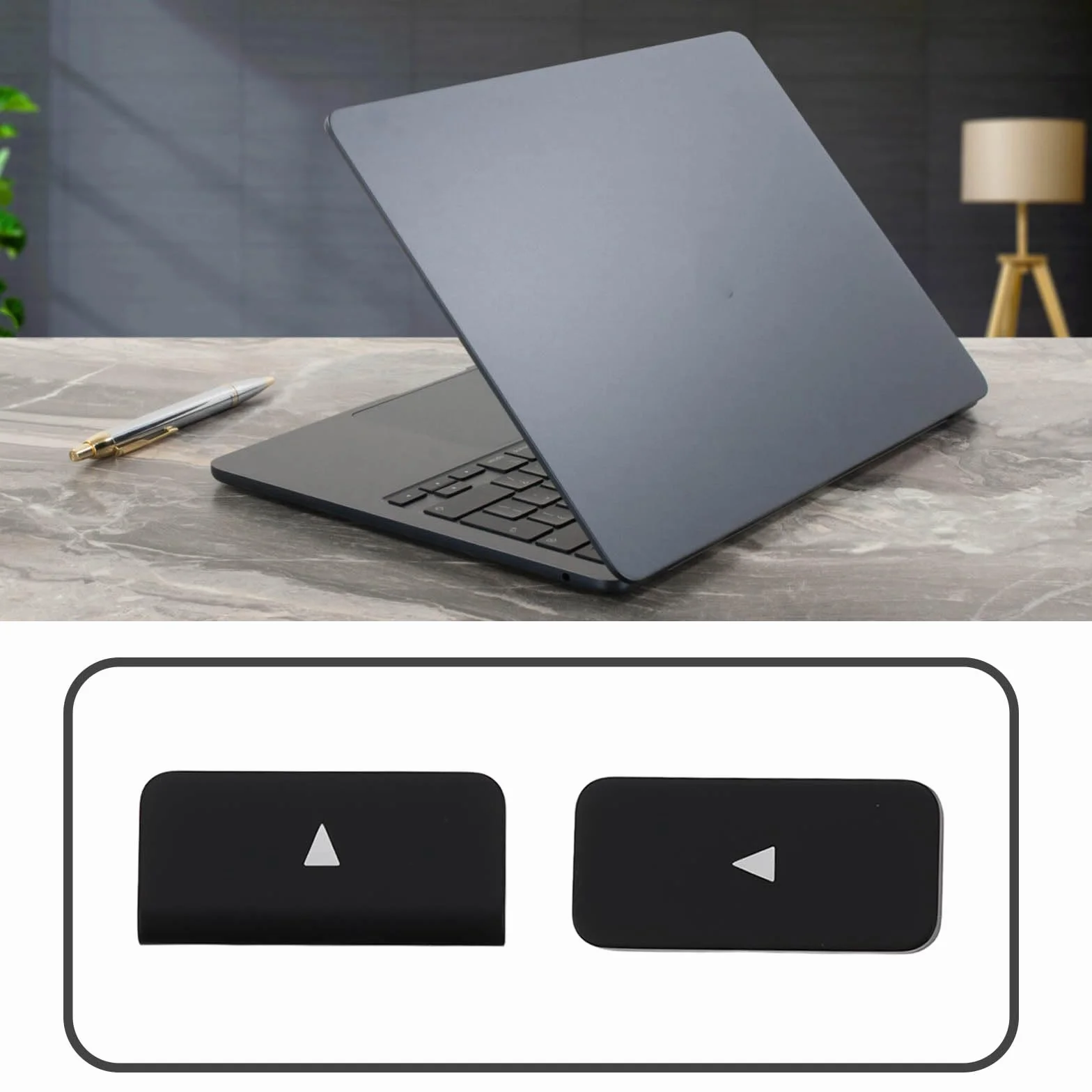 Touche Flèche Haut/Bas avec Charnière Ciseaux Compatible MacBook Air 13/15 Pouces M1 M2 M3 M4 2020-2025