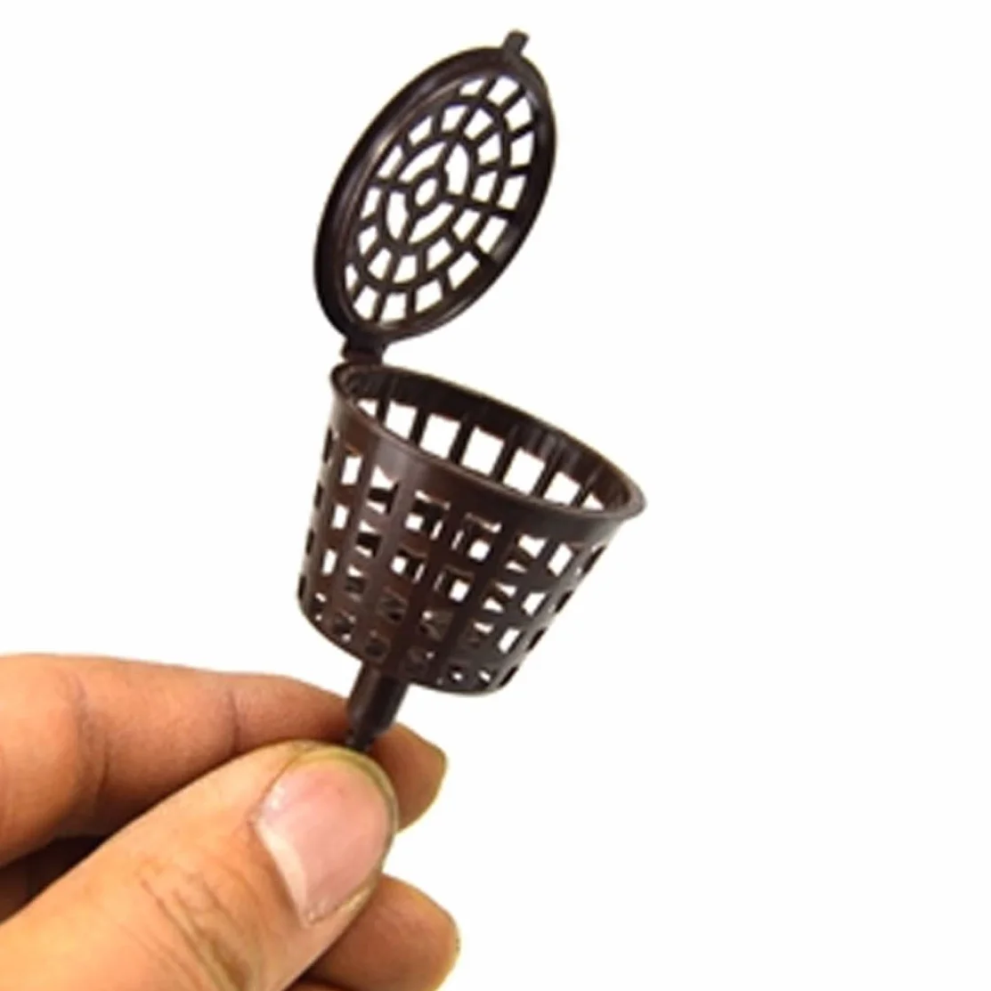 Boîte d'engrais en plastique 100pcs pour bonsaï avec couvercle outil de jardinage