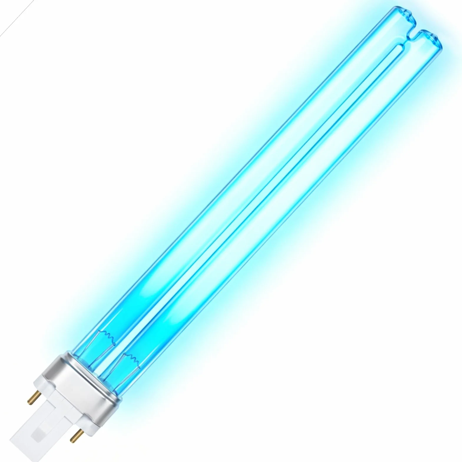 Ampoule UV-Desinfektionslampe 11W G23 pour Bassin Aquarium Filtre, Remplacement Désinfection Eau Anti-Algues
