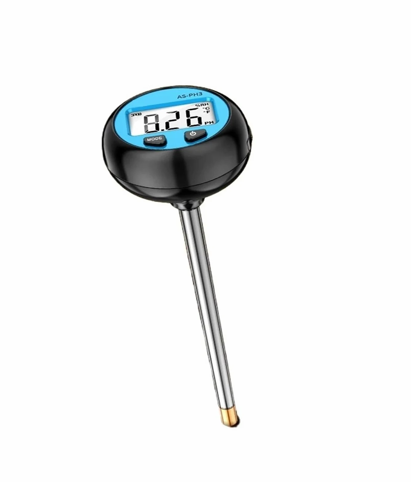 Ph-mètre numérique 3 en 1 for Sol, Moniteur de température et d'humidité, testeur d'activité du pH, Instruments Mesure for Le jardina Jardinage, Agriculture