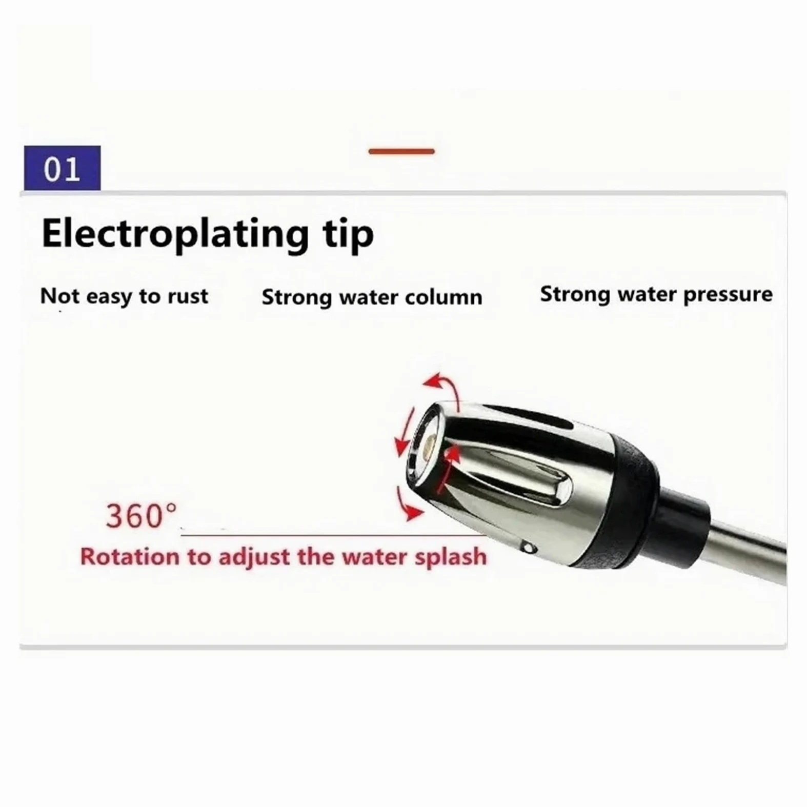 Pistolet d'arrosage avec embout multi-jets, Buse de mousse d'eau jardin haute pression portable, 360 pourriture, for voiture/maison/jardin - 1/ensemble(Water Set)