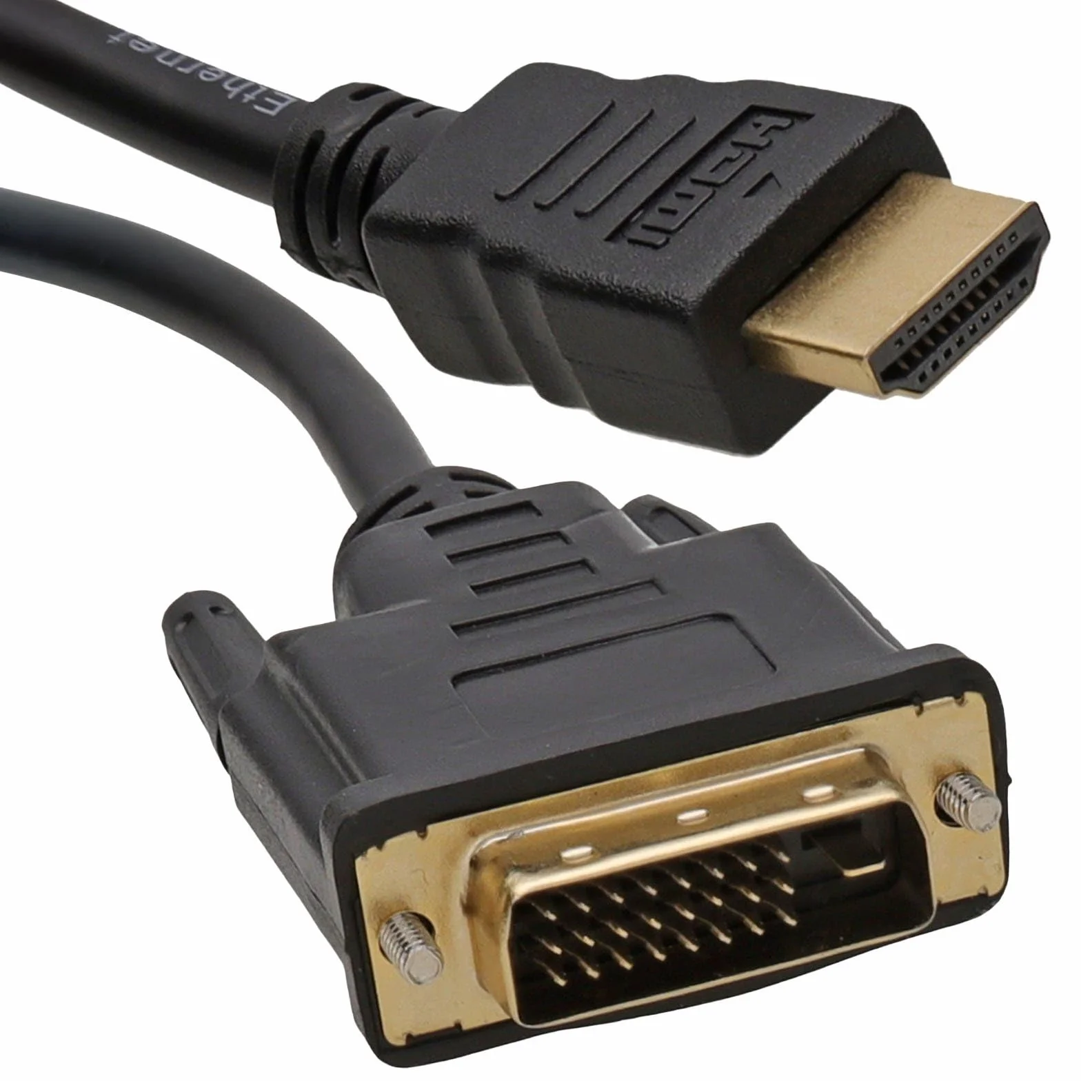 kenable DVI-D 24+1 Mâle Vers HDMI Câble Vidéo Plaqués Or 0,5 m